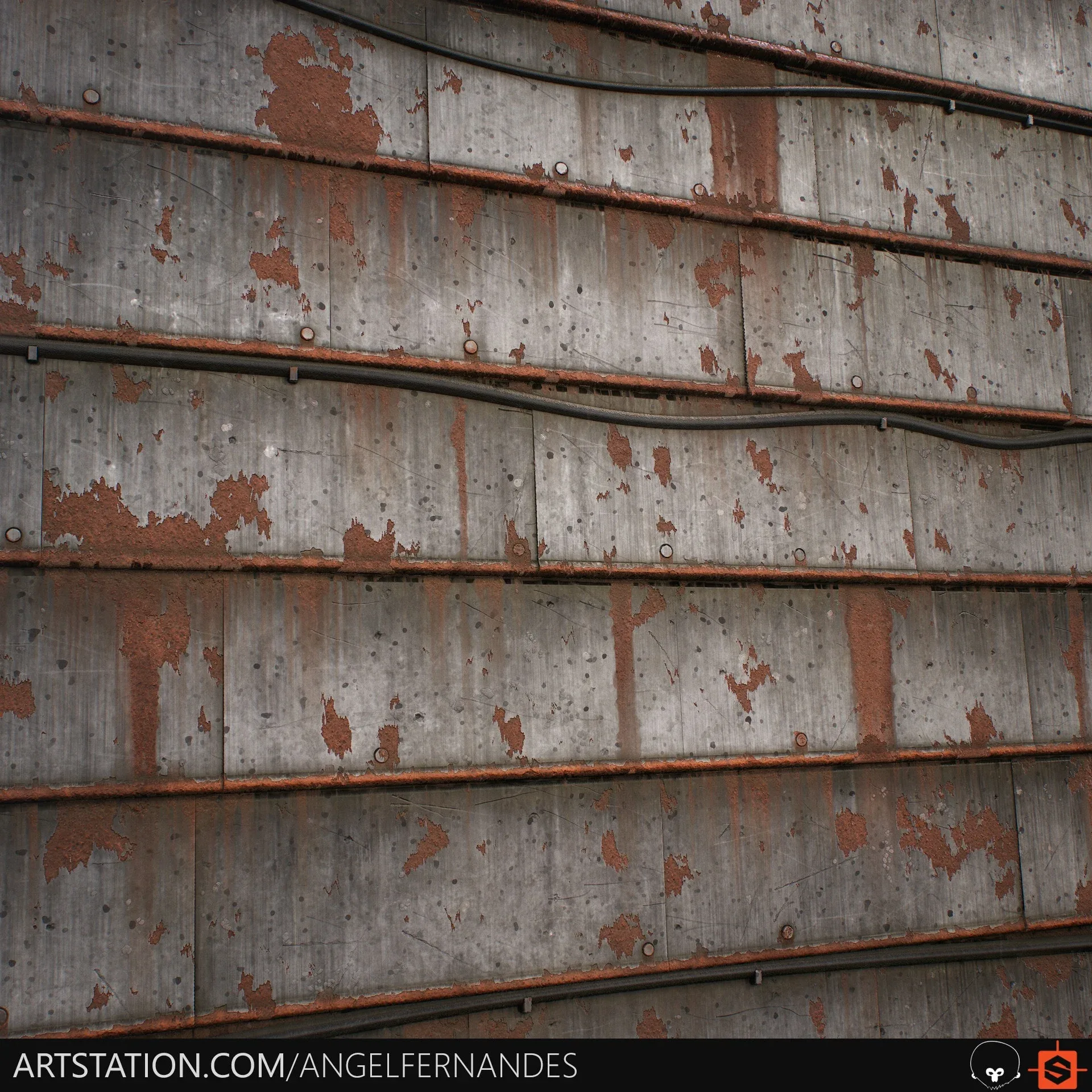 Metal Roof - Substance Designer