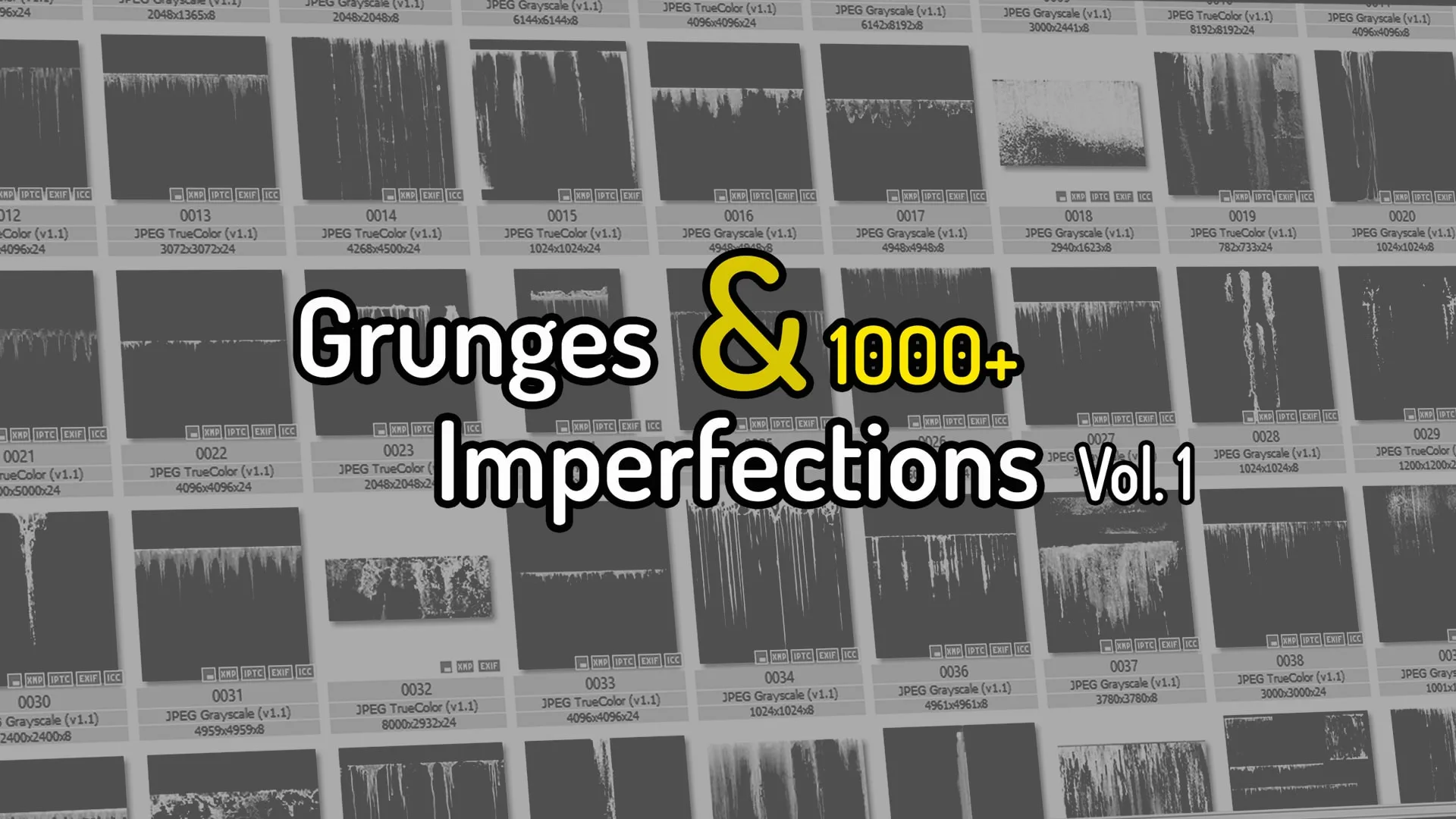 1000+ Grunge & Imperfections