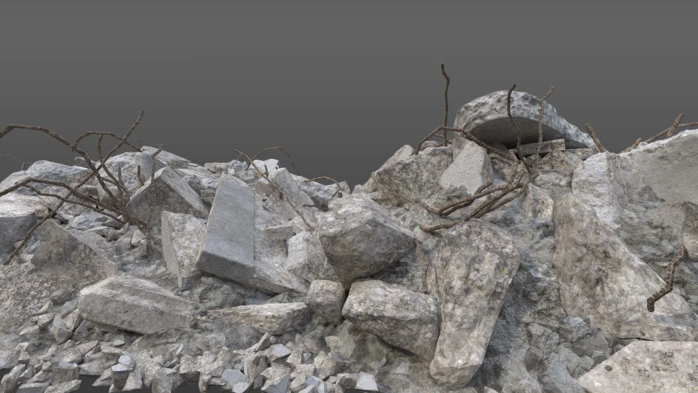 Demolition Elements - Concrete Pile