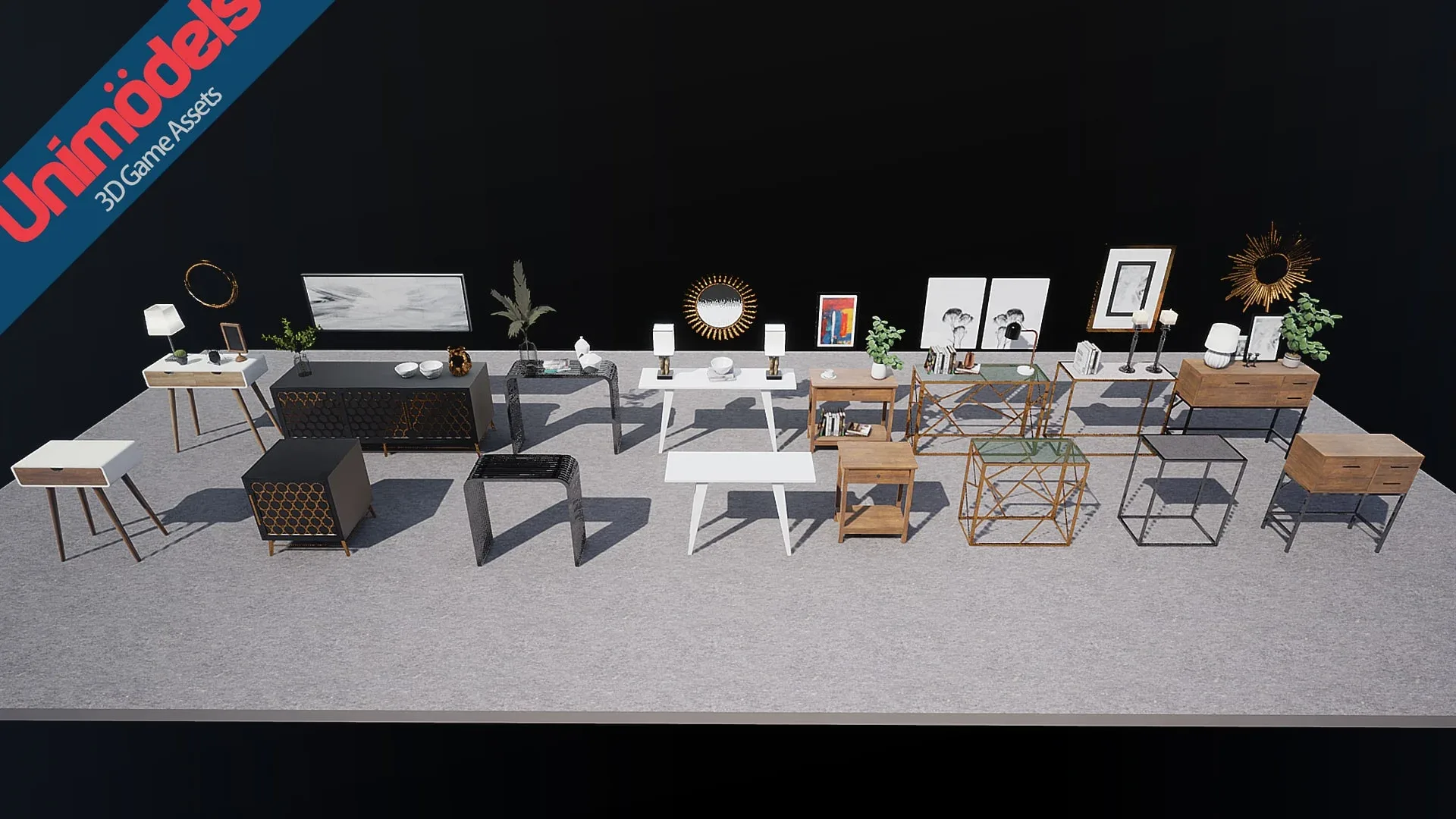 Desks & Decorations Vol. 2 for UE4