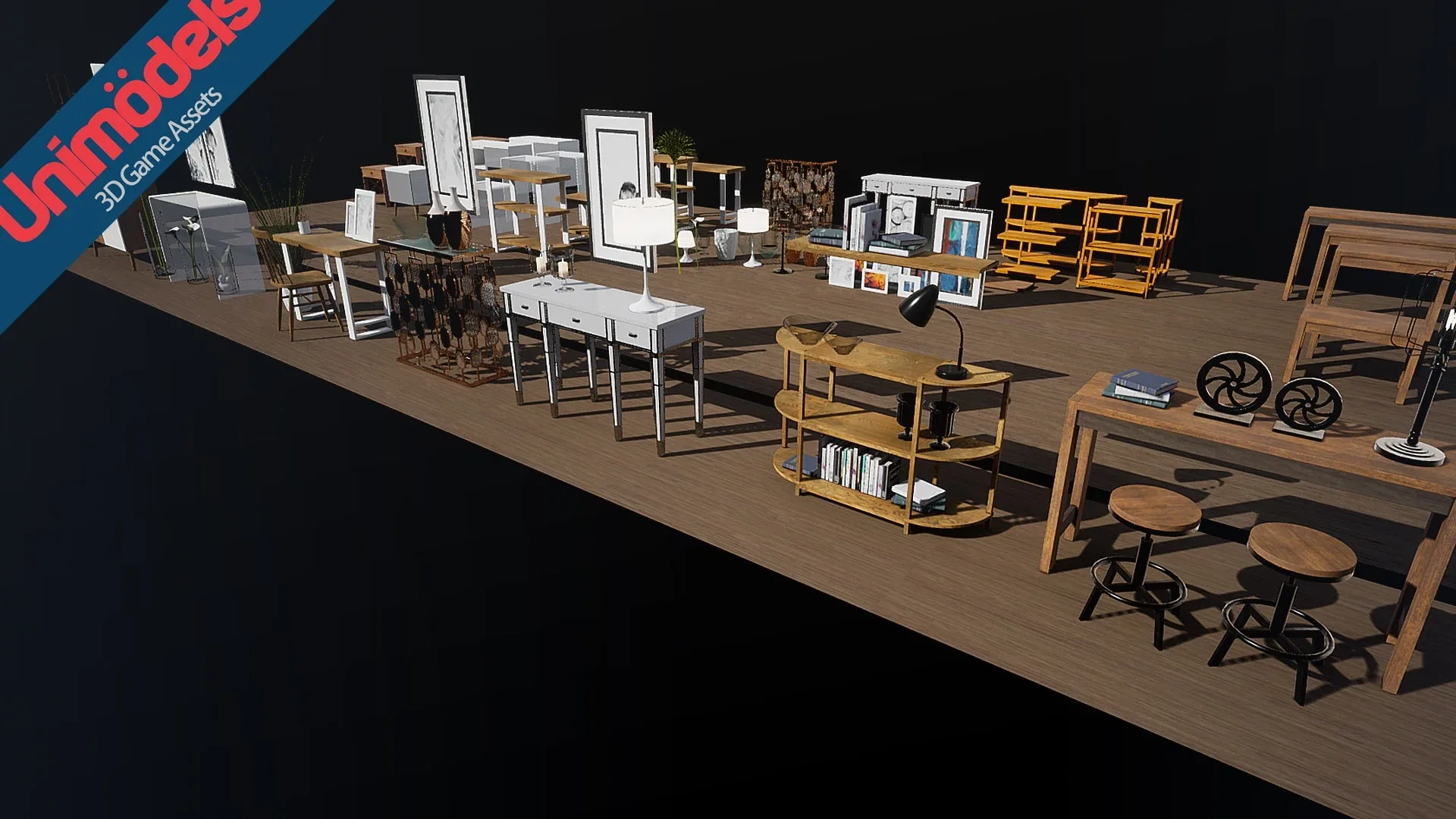 Desks & Decorations Vol. 3 for UE4