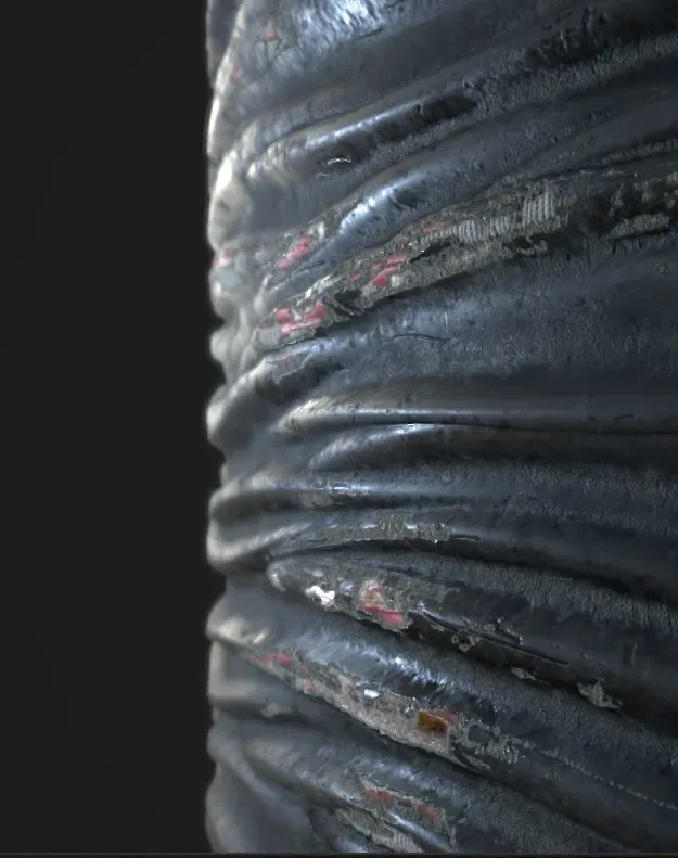 Industrial Tubing and Wiring | Substance Designer Material