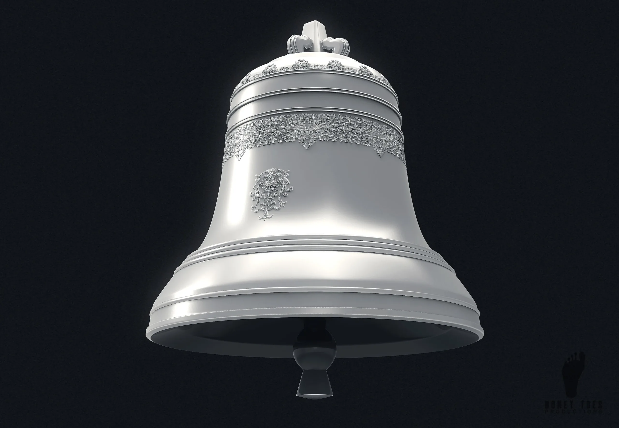 3D Decorative Bell - High Poly