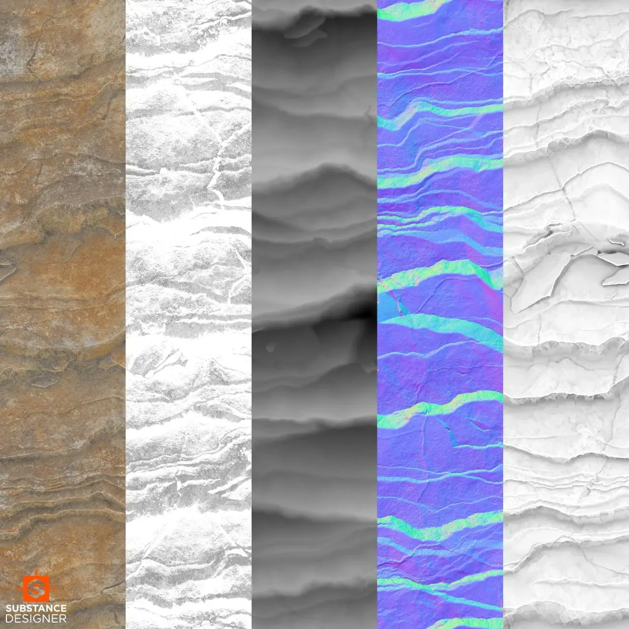 Substance Designer Graphs | Rock Pack