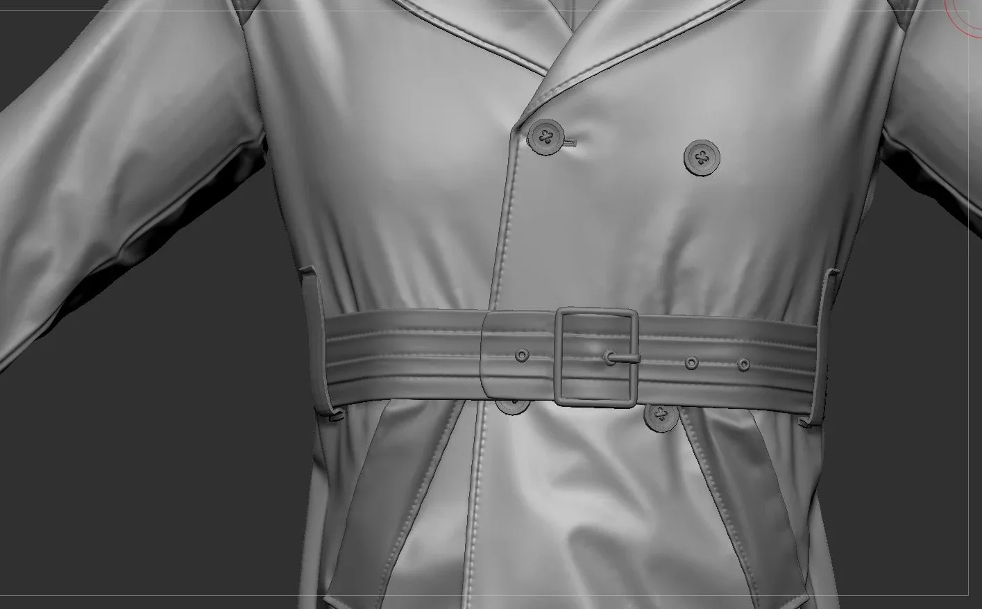 Creating A Trench Coat In Marvelous Designer & ZBrush