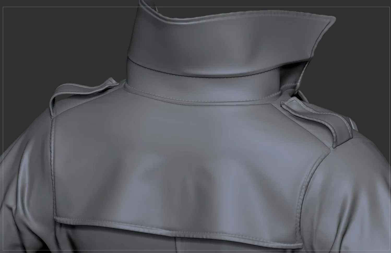 Creating A Trench Coat In Marvelous Designer & ZBrush