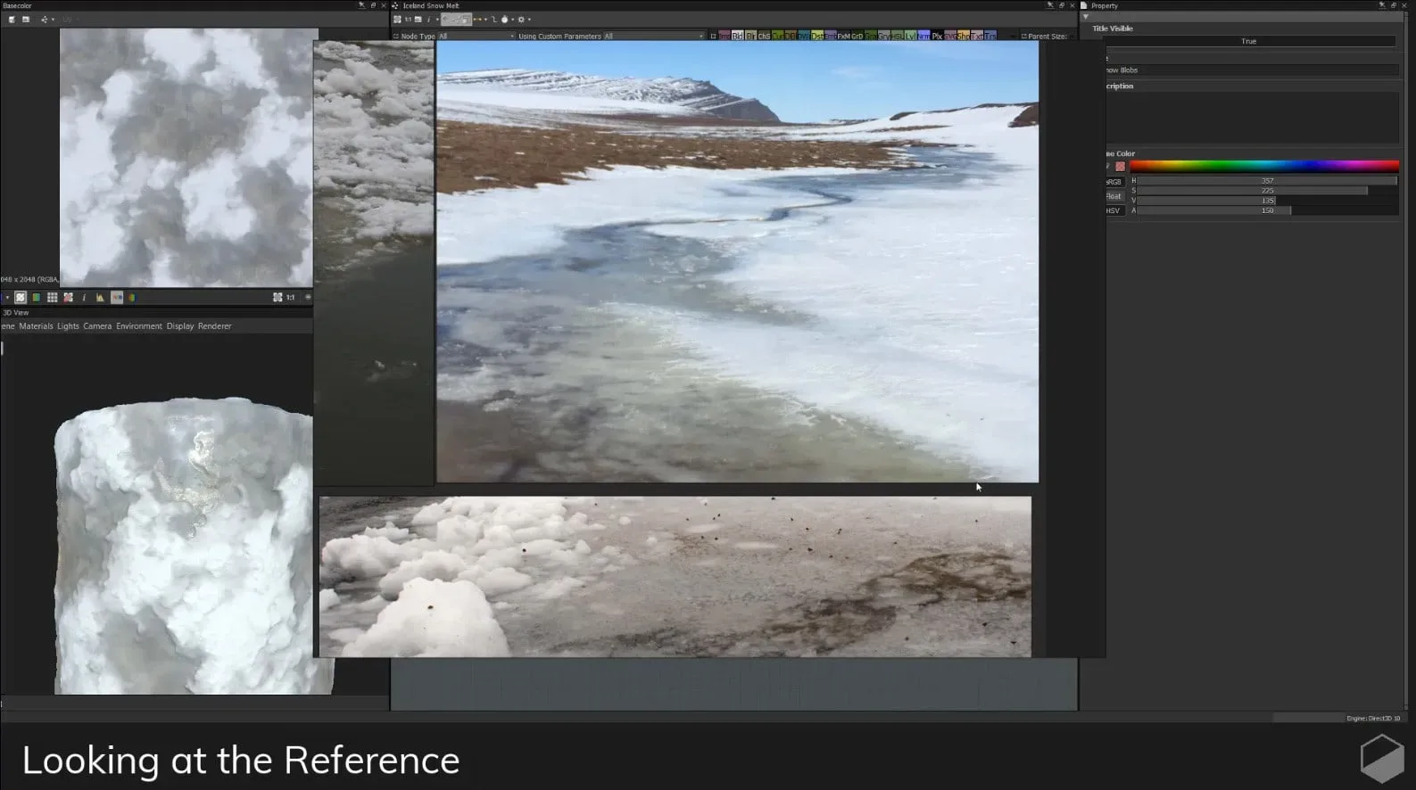 Melting Snow | Substance Designer Tutorial