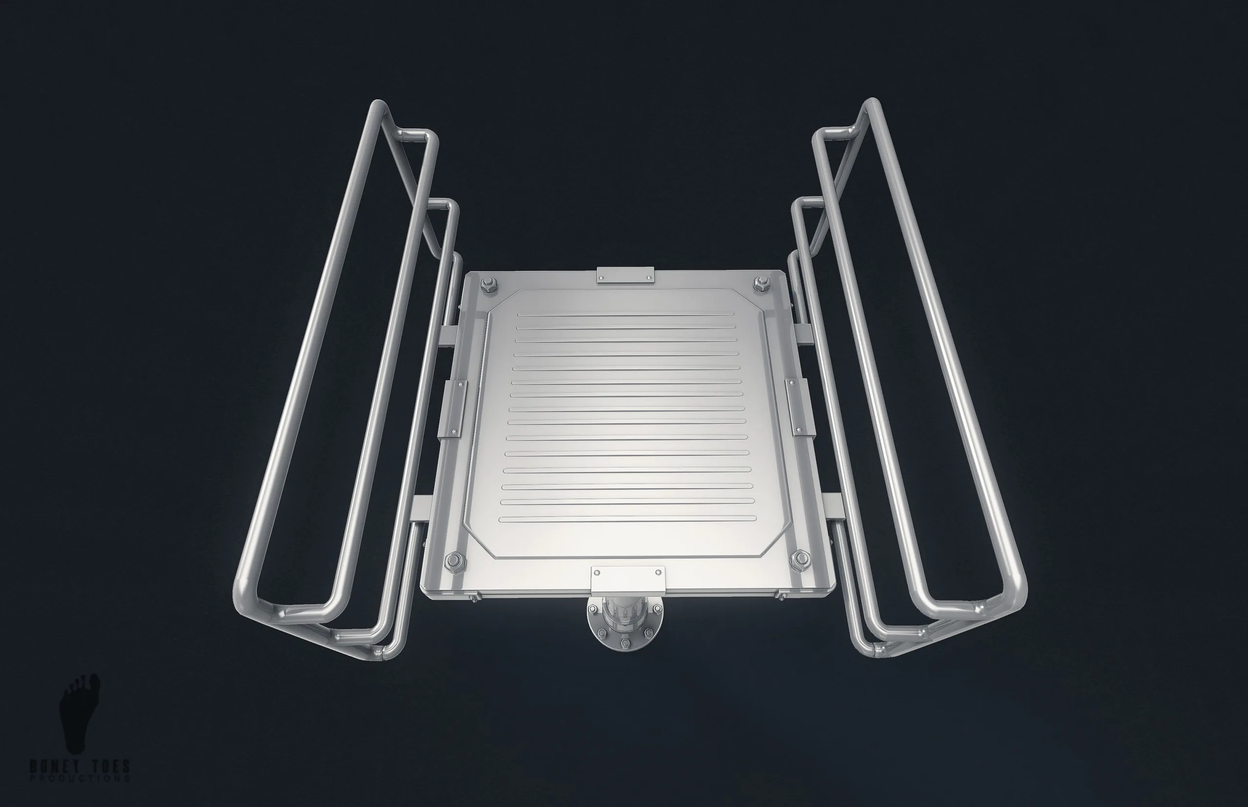 3D Sci-Fi Elevator Platform - High Poly