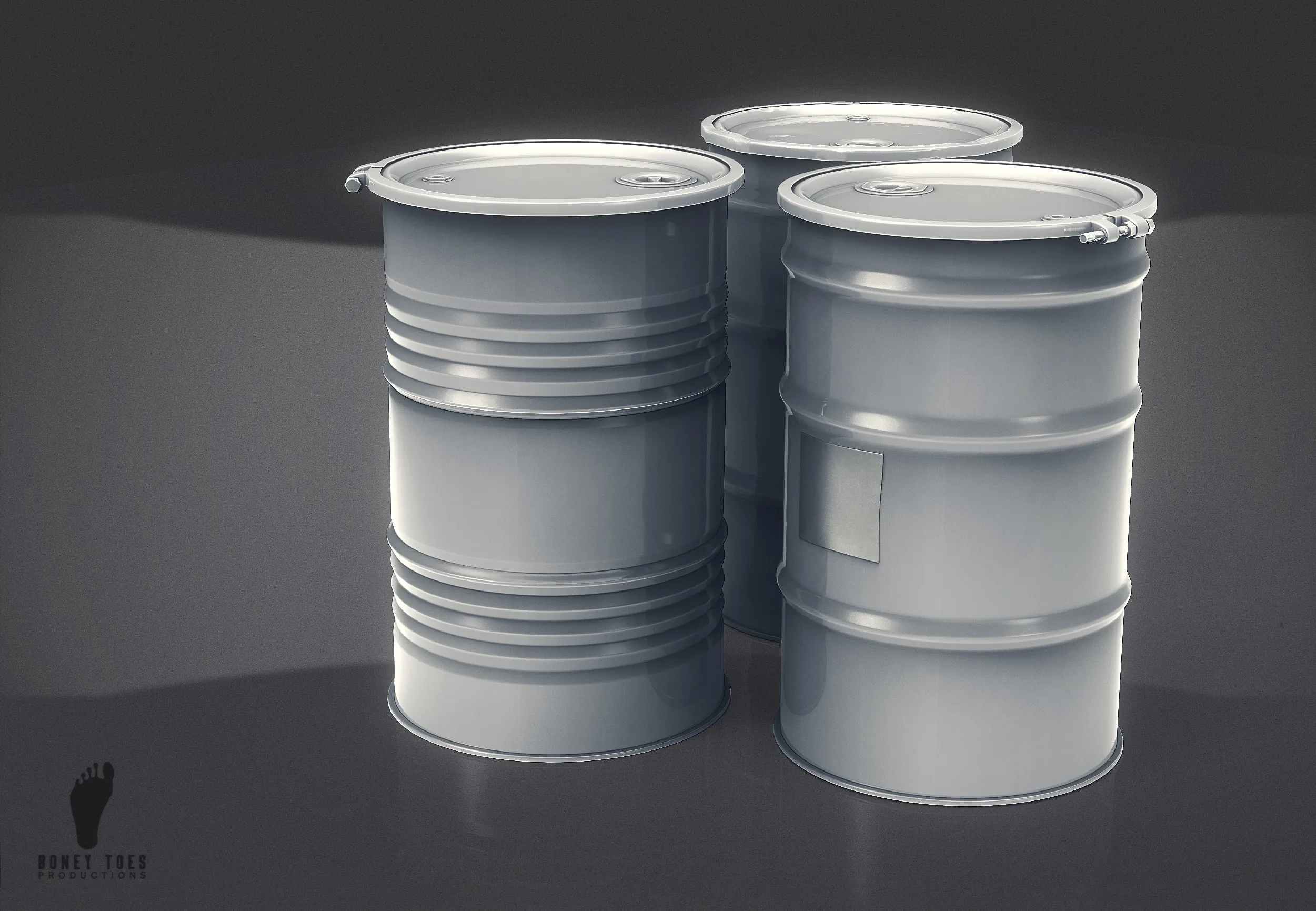 3D Steel Drums - High Poly