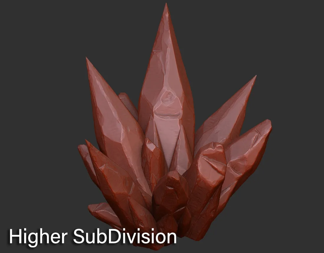 3D Crystal Gemstones - High Poly