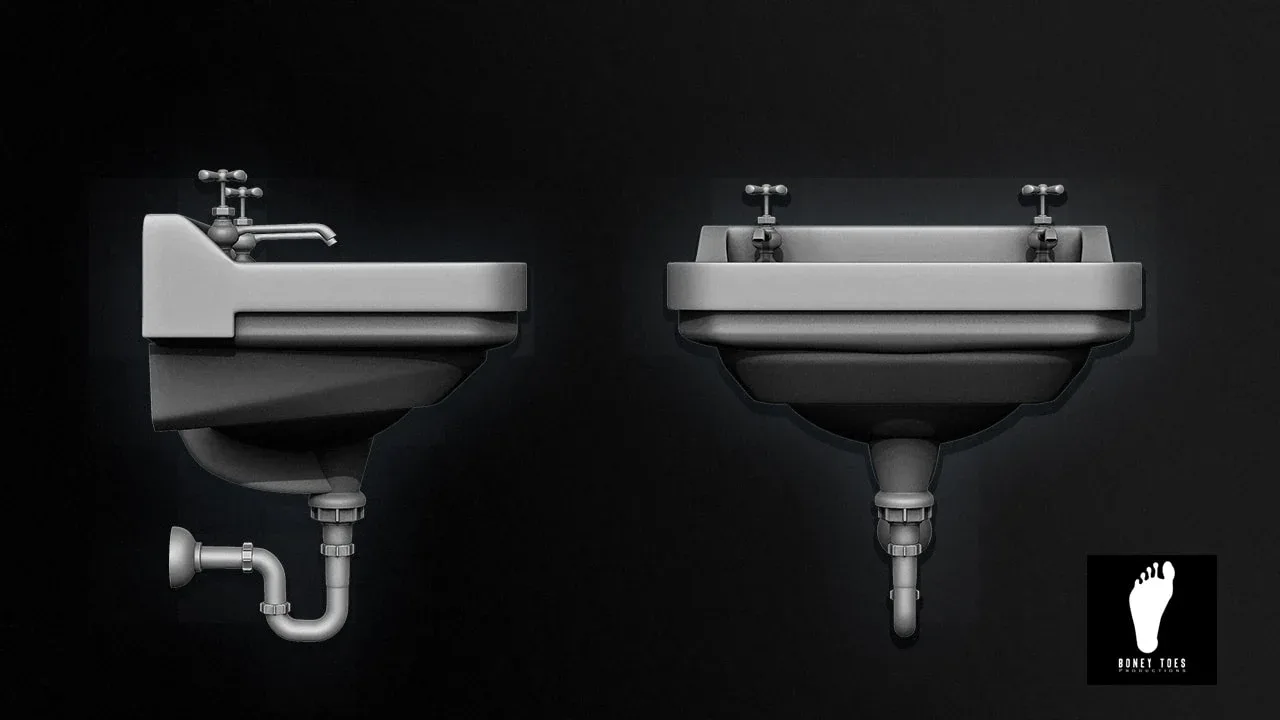 3D Bathroom Sink - High Poly