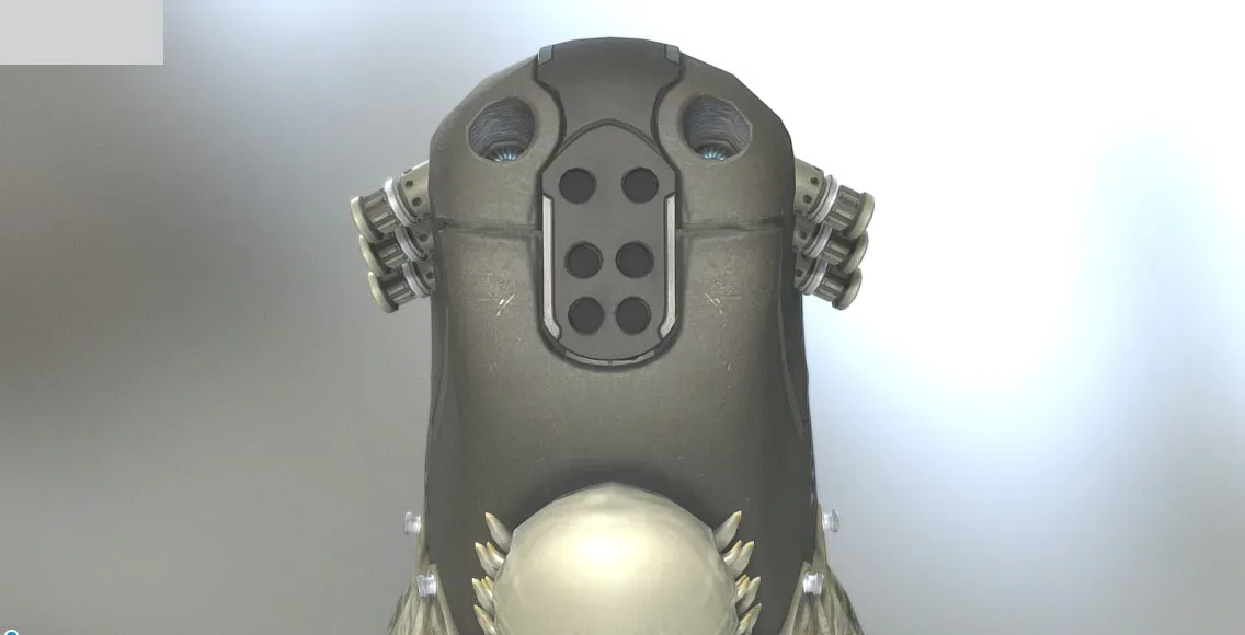 Biomechanical whale - Animated