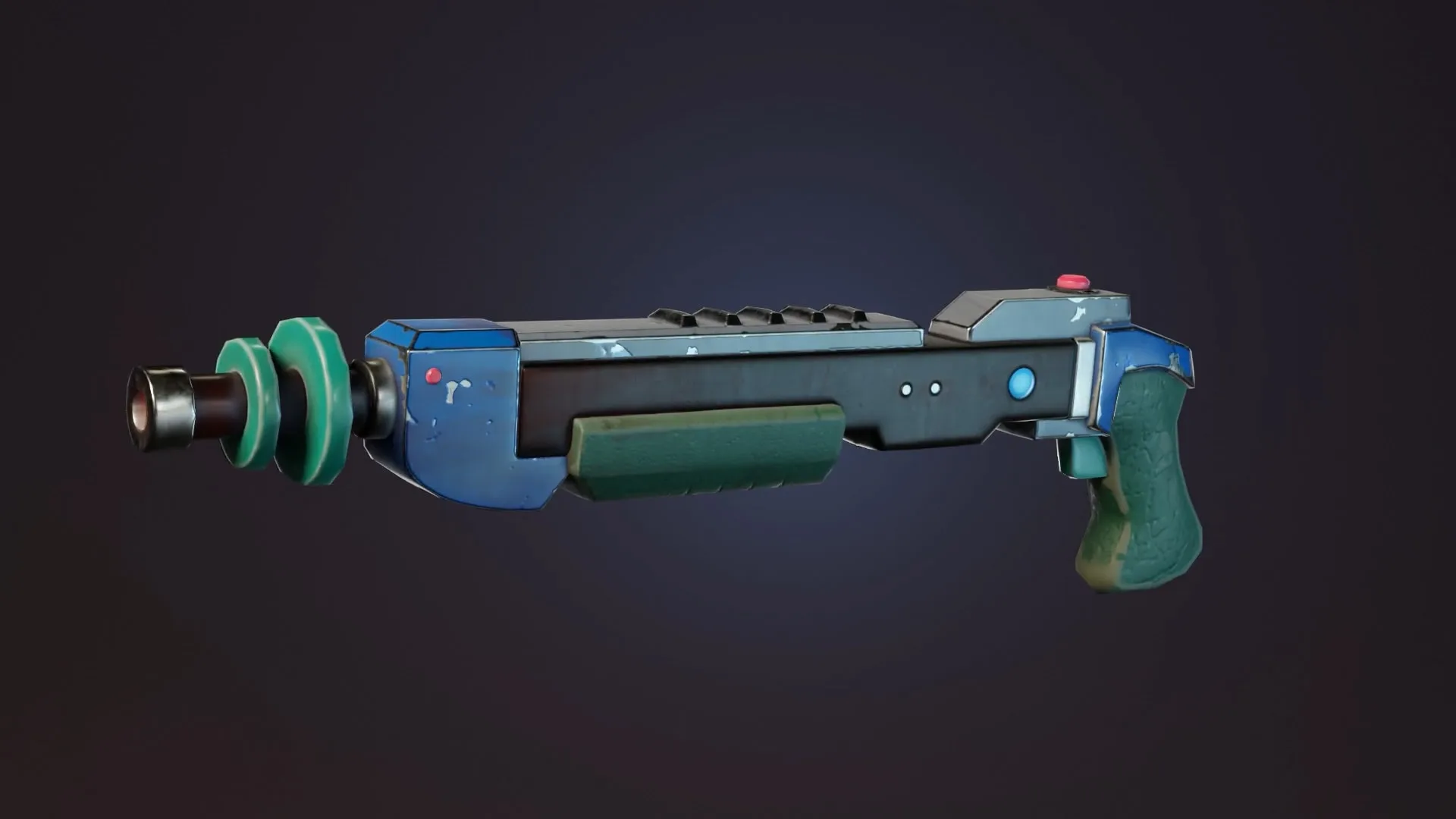 Blender 2.8 & Substance Painter - Modeling & Texturing A Stylized Shotgun