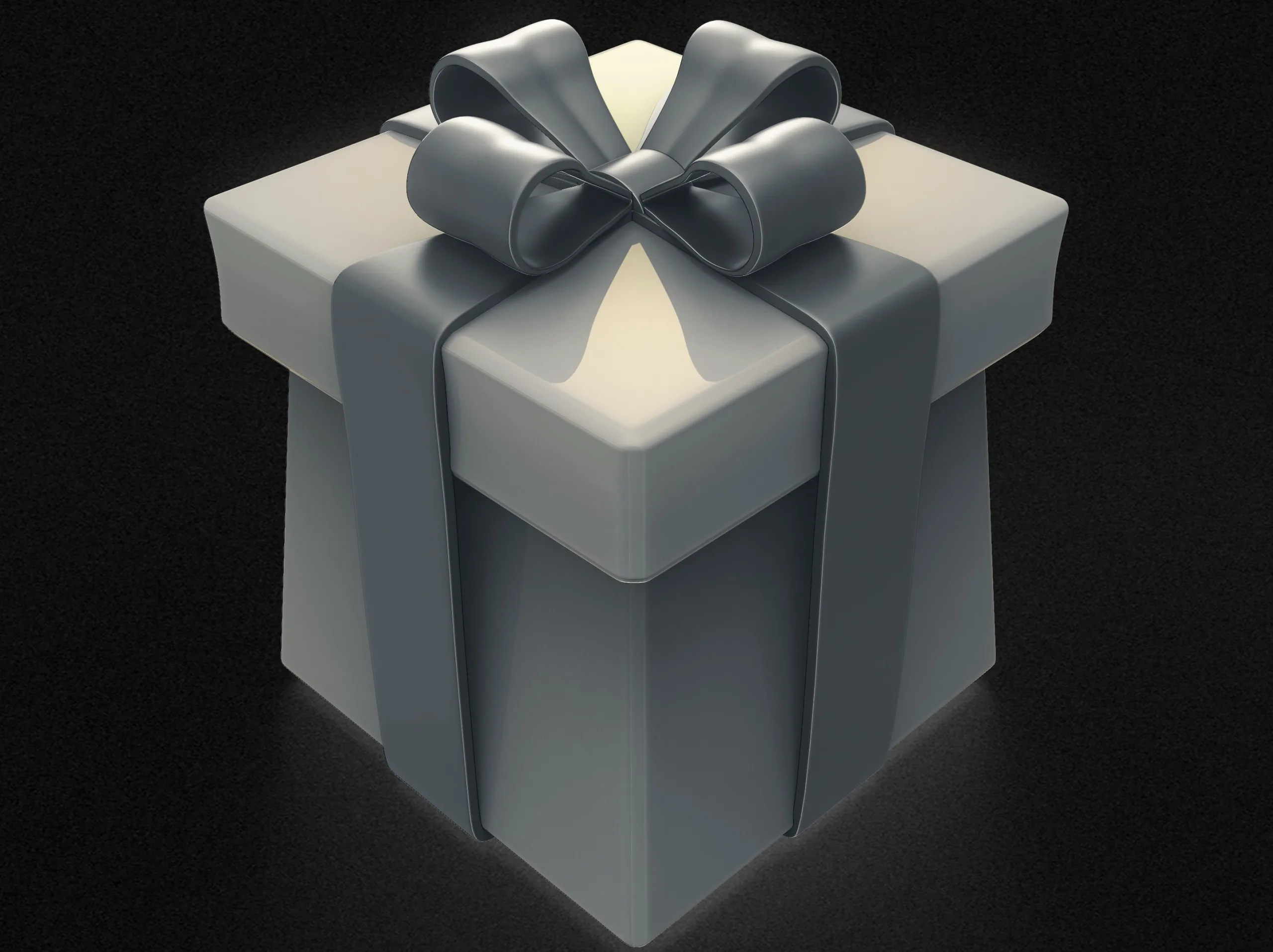 3D Birthday Gift Box - High Poly