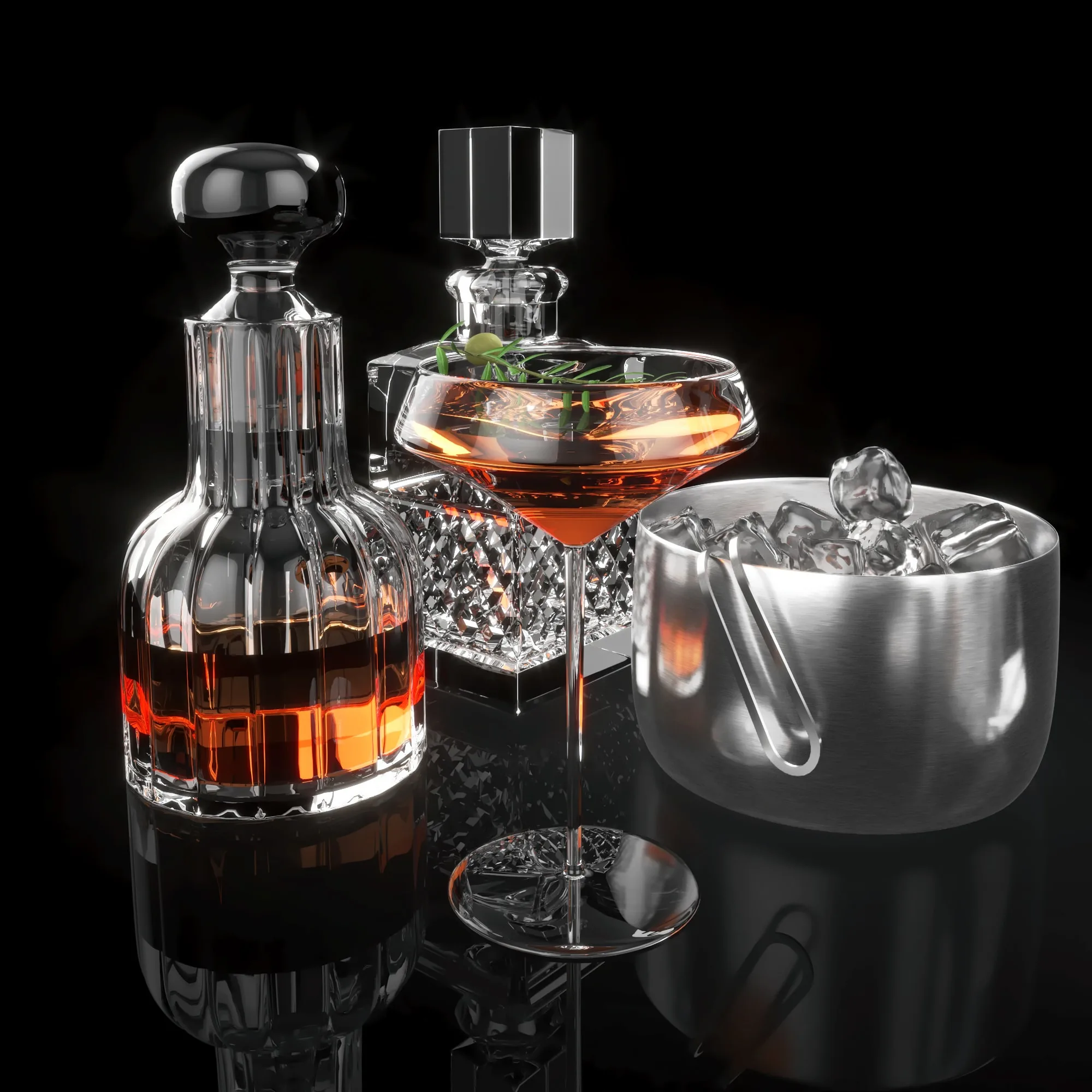 Sebastian Decanter Whiskey Set