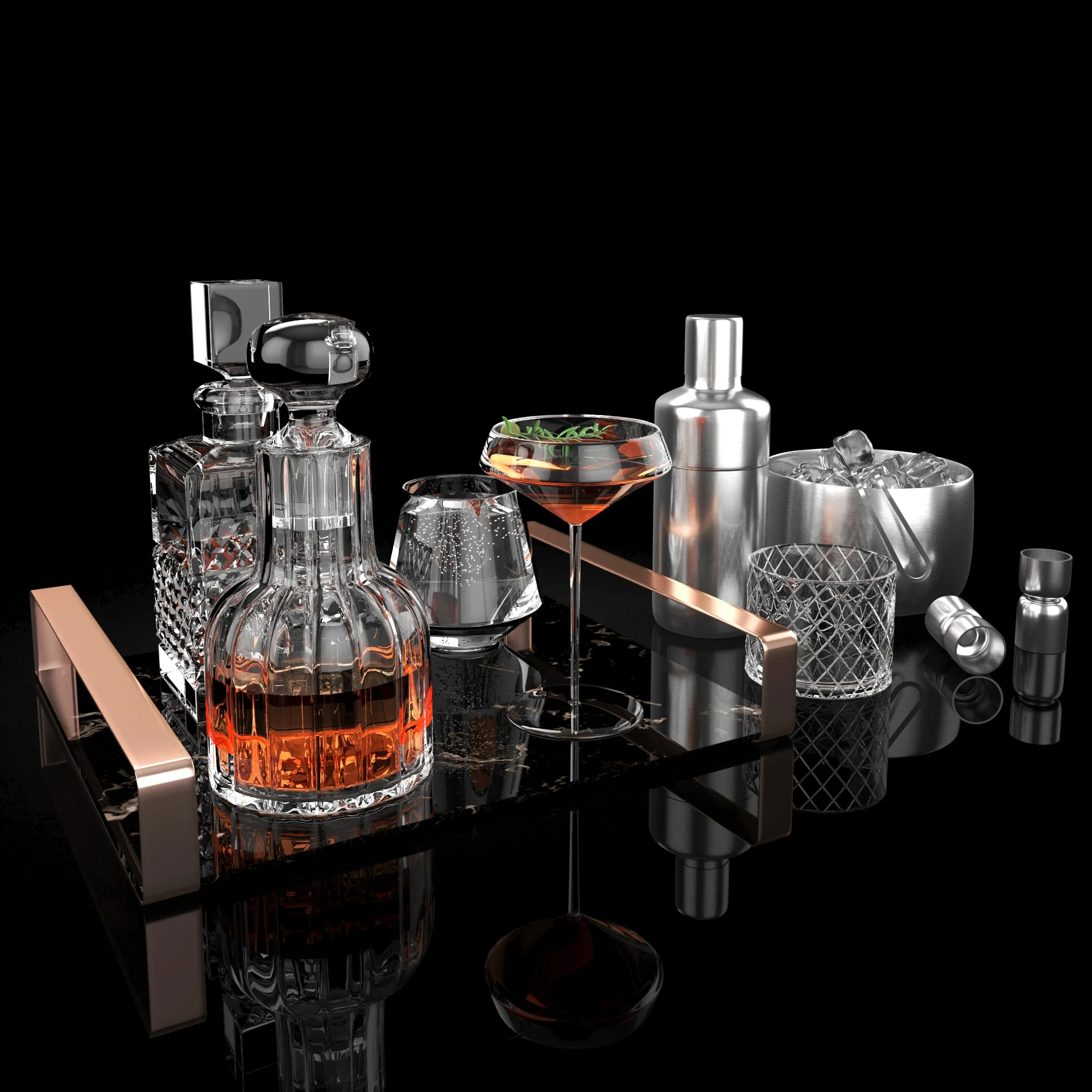 Sebastian Decanter Whiskey Set