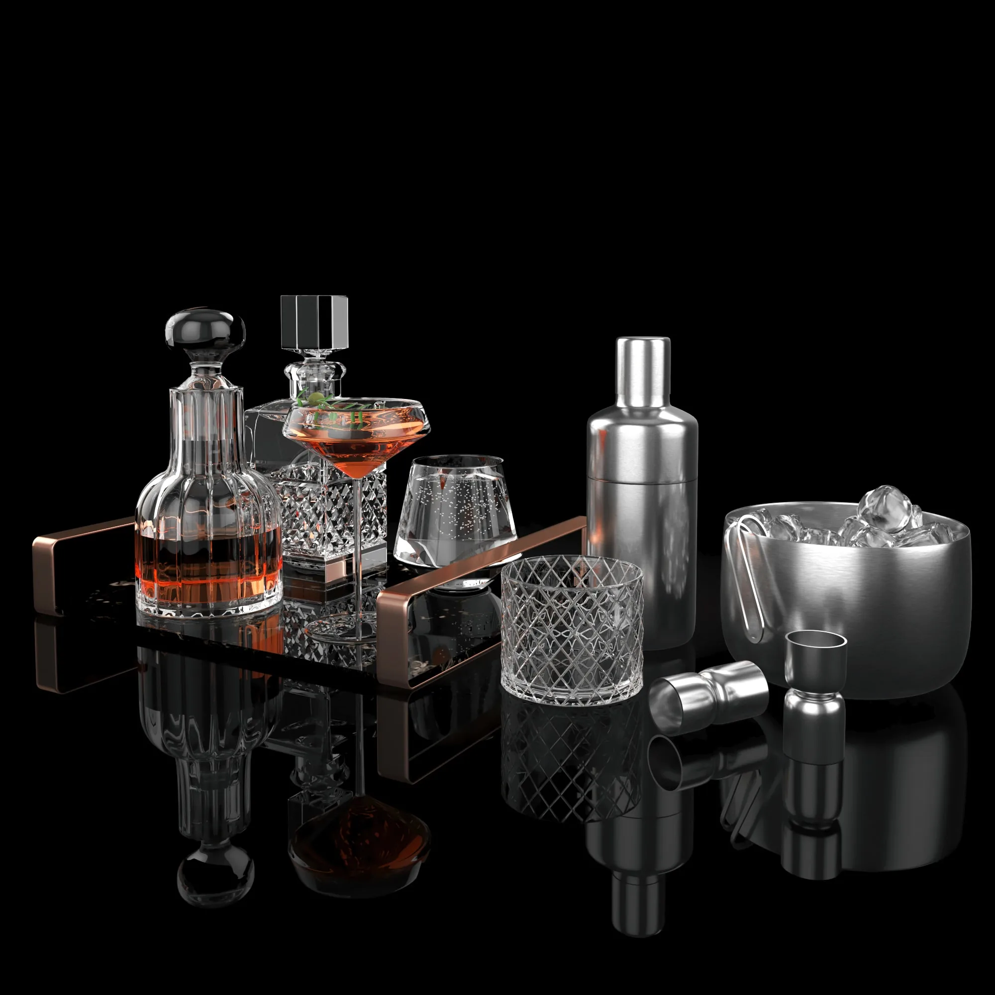 Sebastian Decanter Whiskey Set