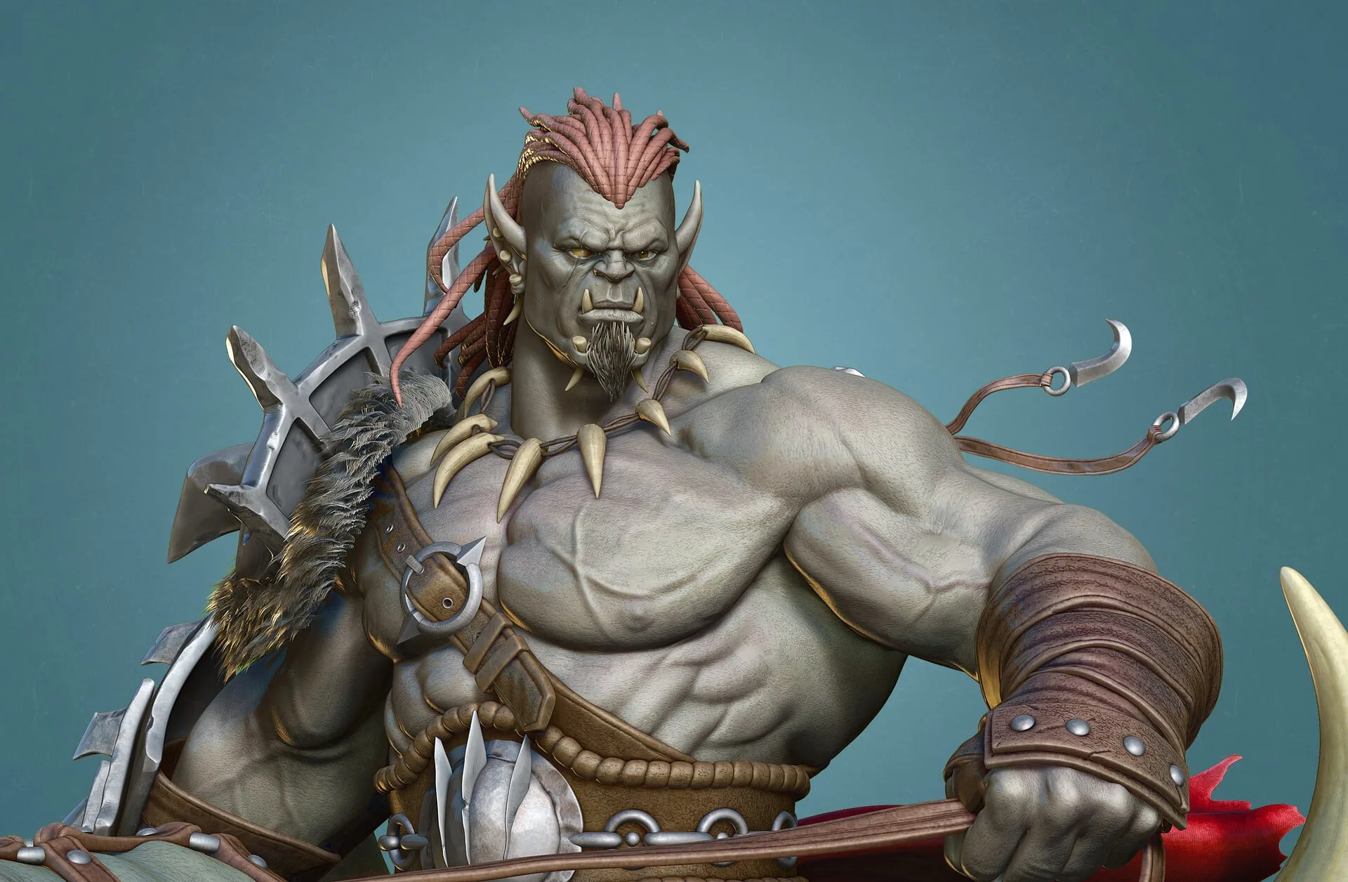 Orc Rider & Bull Creature Creation In Zbrush