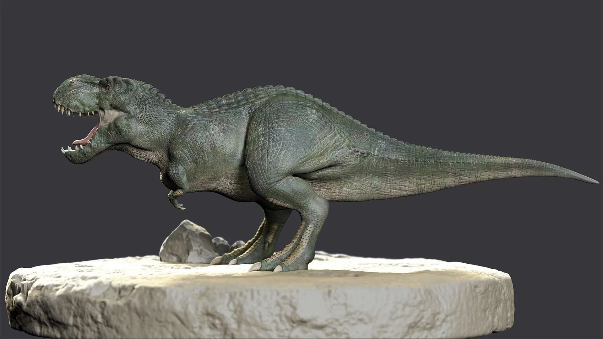 Realistic Dinosaur Sculpting in Zbrush