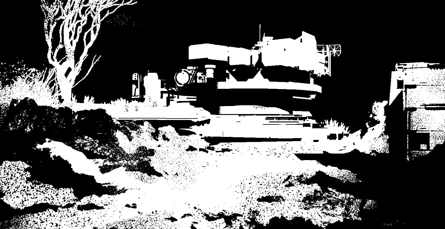 Black/White Sketching Using 3D & 2D