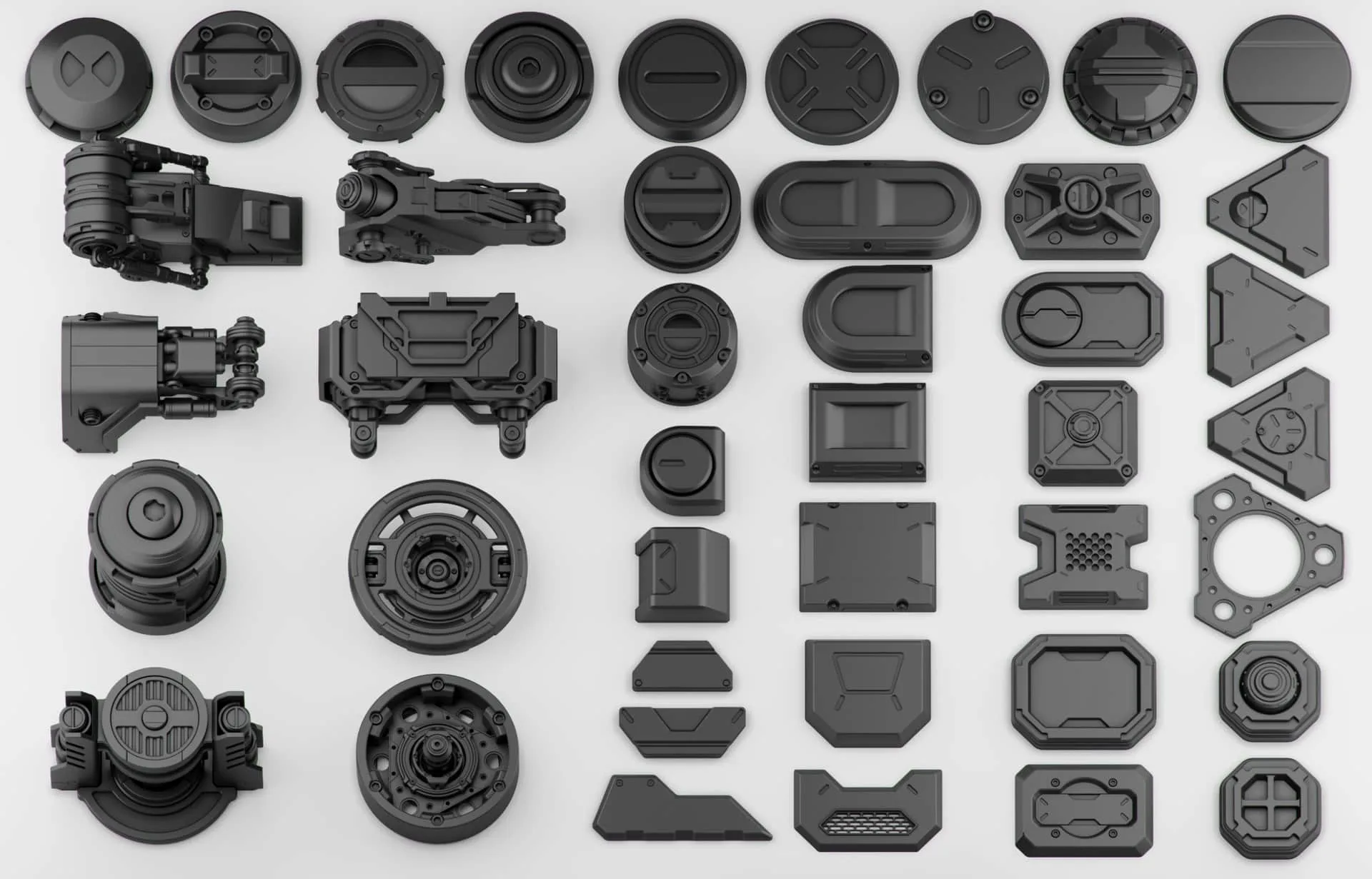 Hard Surface Kitbash Vol 1