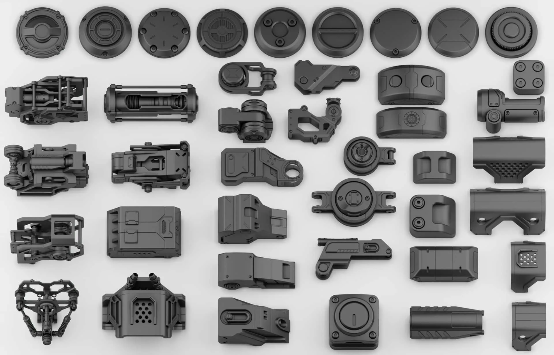 Hard Surface Kitbash Vol 1