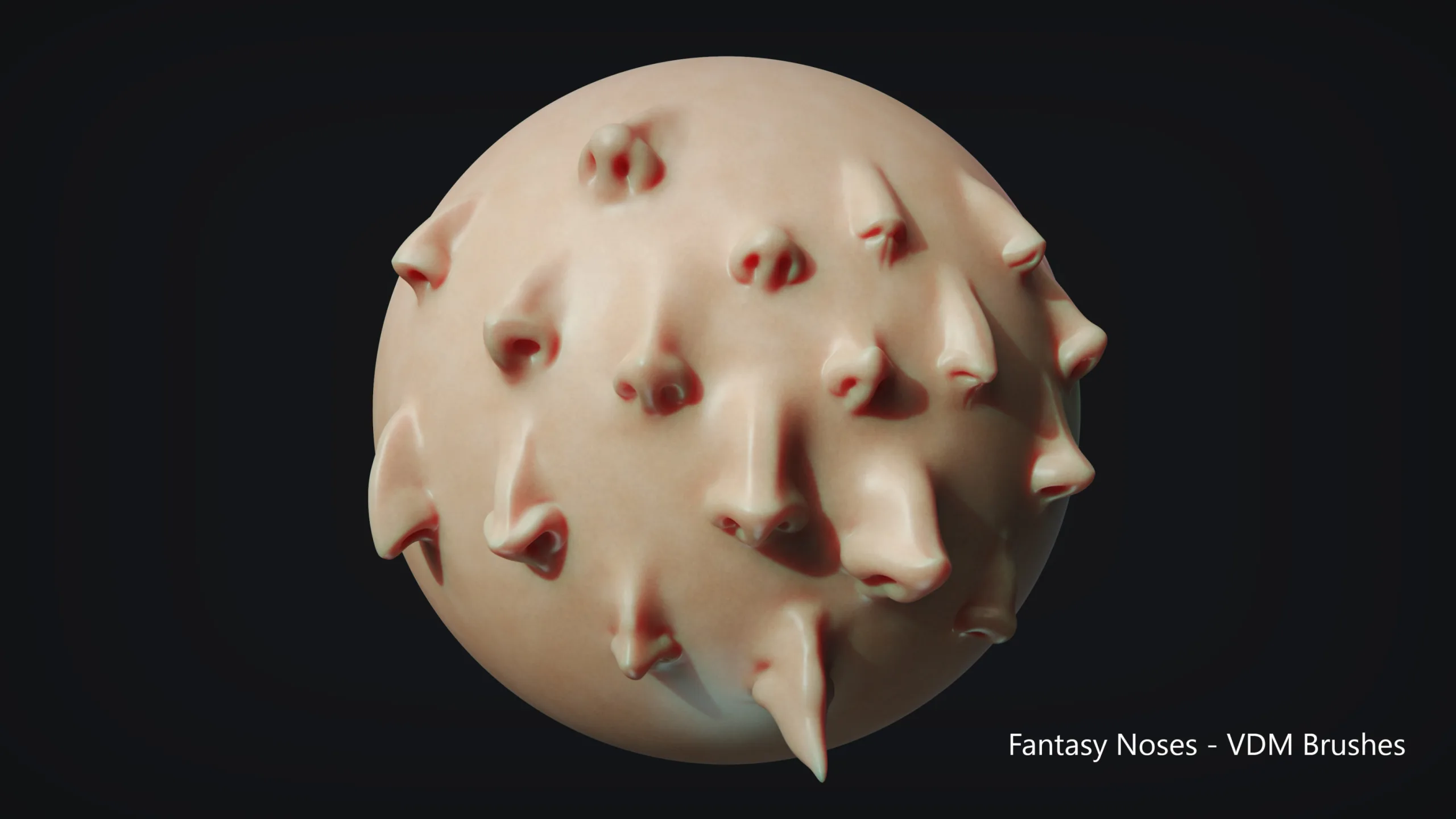 ZBrush - 18 Fantasy Noses - VDM Brushes