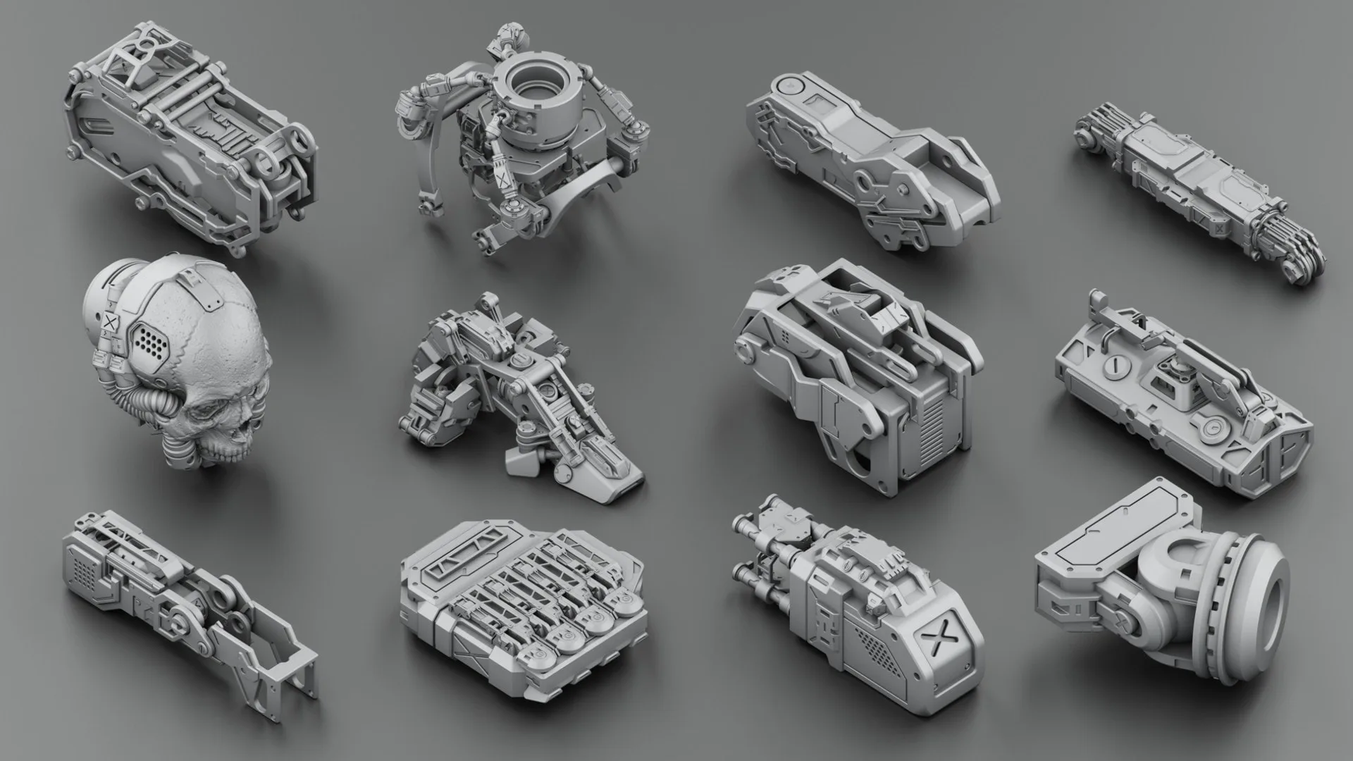 Hard Surface KitBash Vol 2