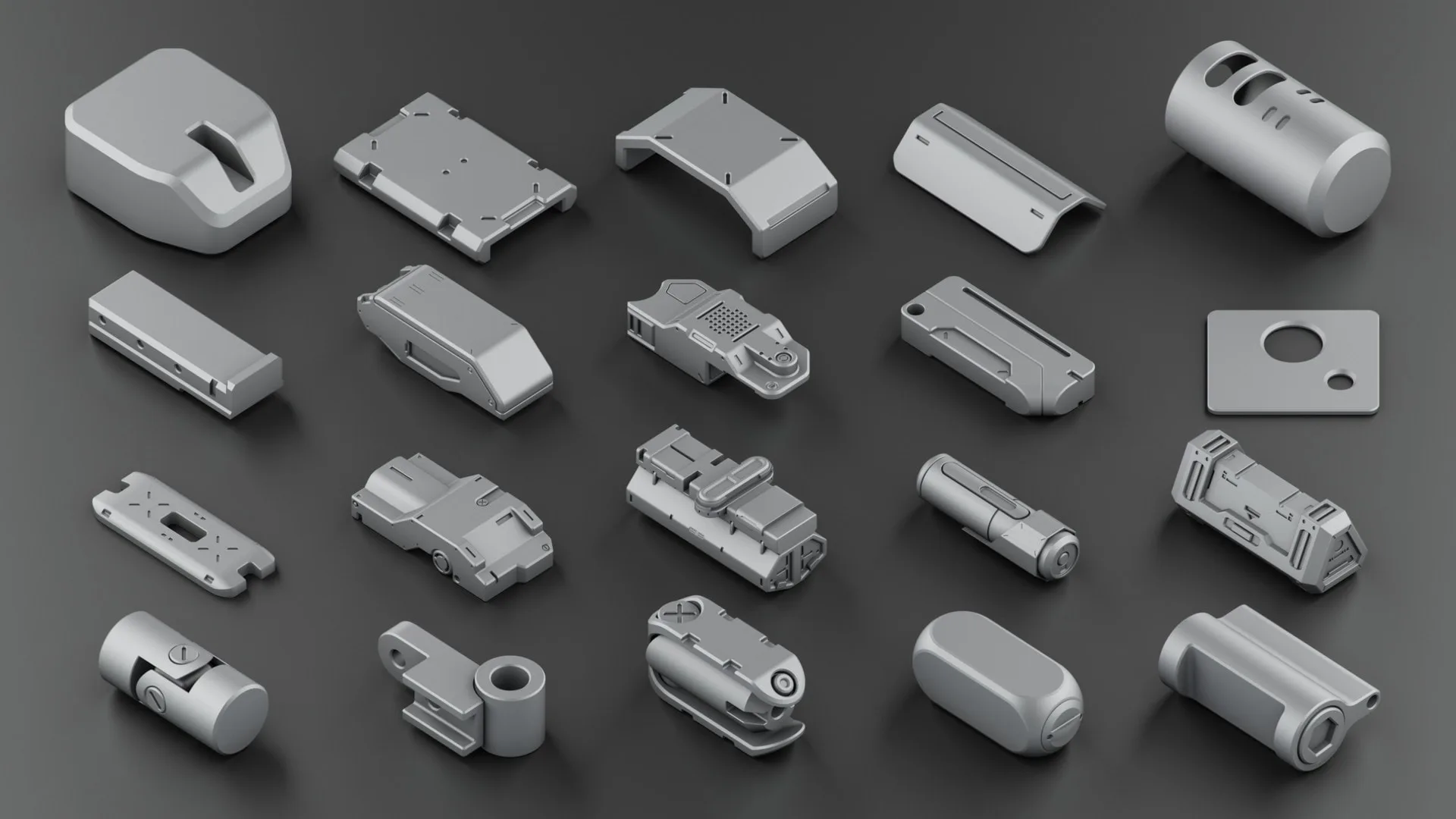 Hard Surface KitBash Vol 2