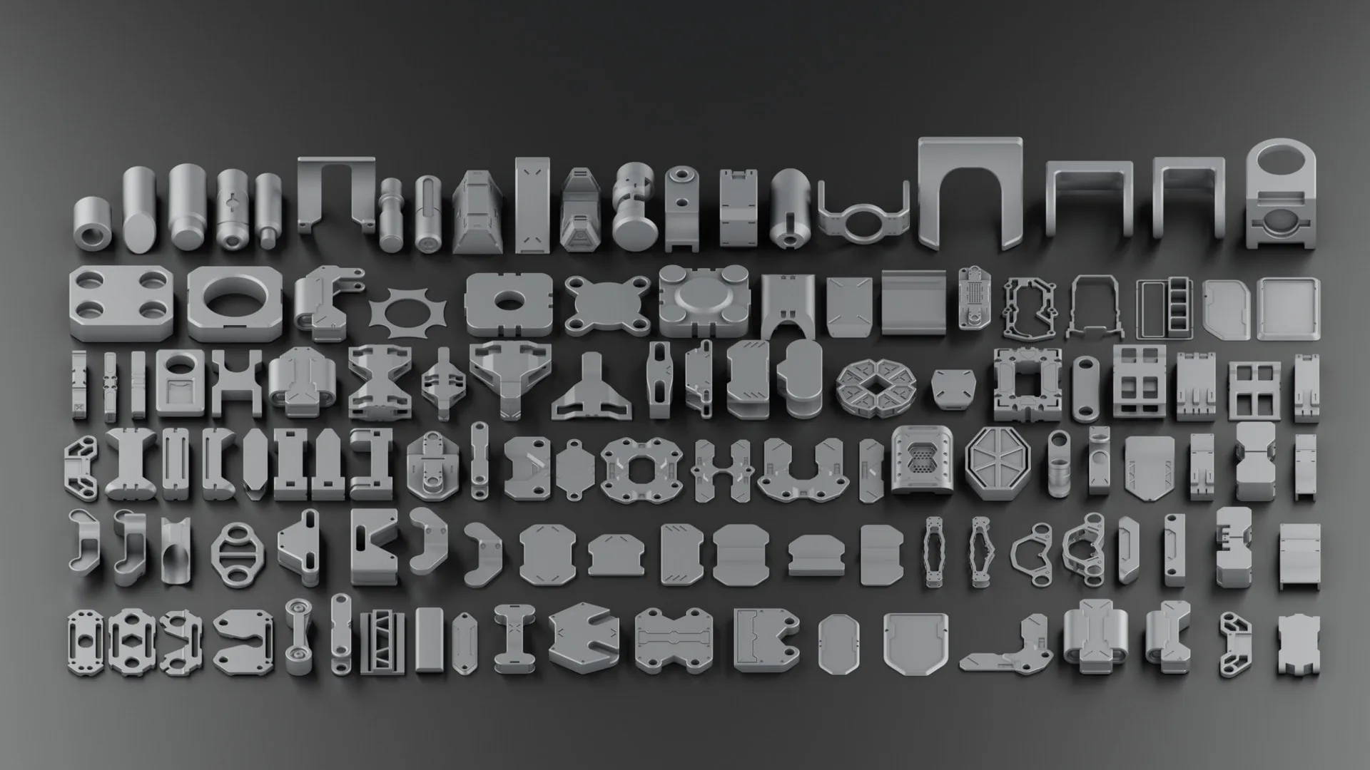 Hard Surface KitBash Vol 2