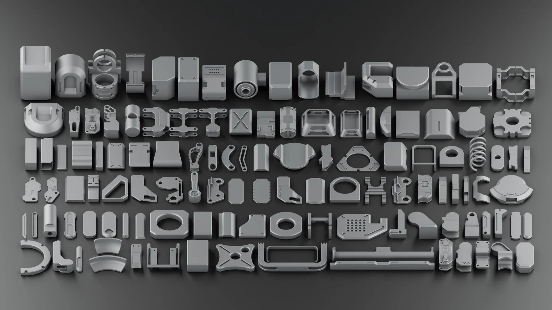 Hard Surface KitBash Vol 2