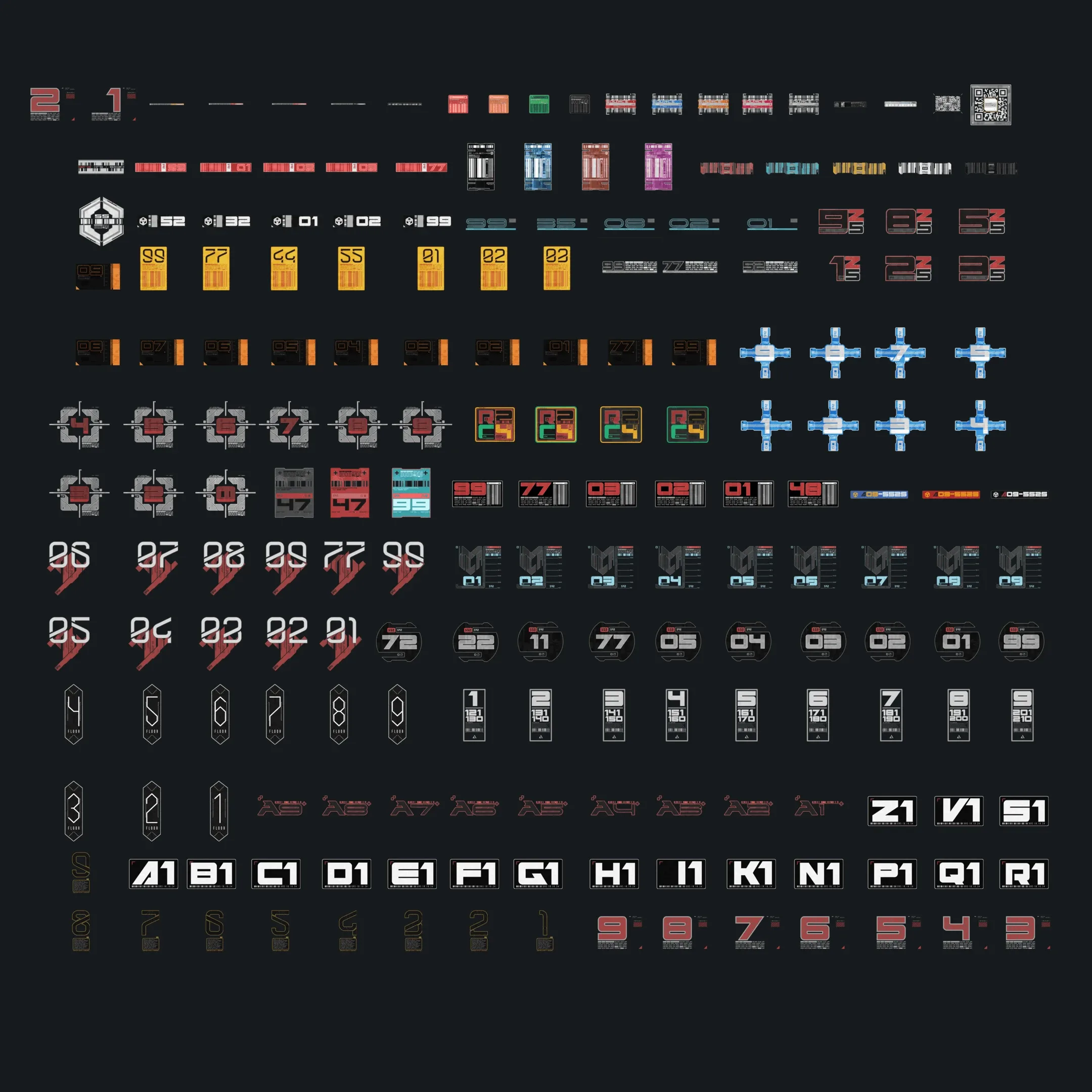 Decal Numbers & Serials