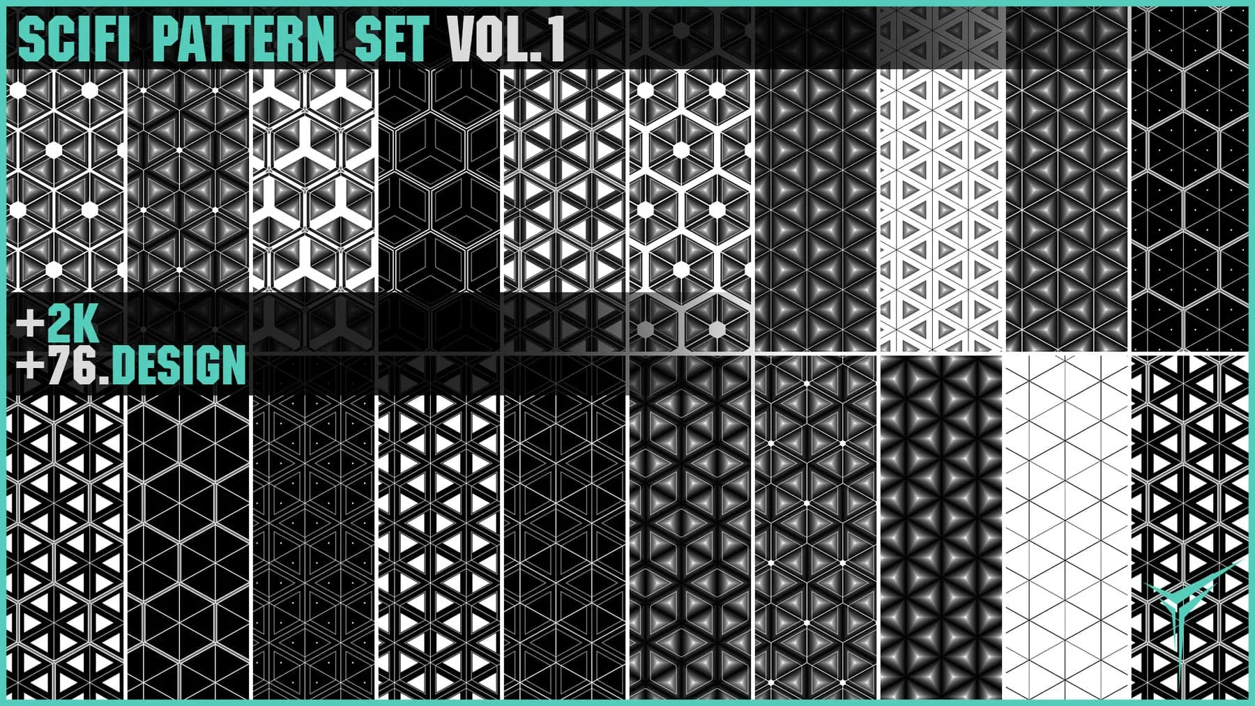 +76 SCI-FI PATTERN SET VOL.1