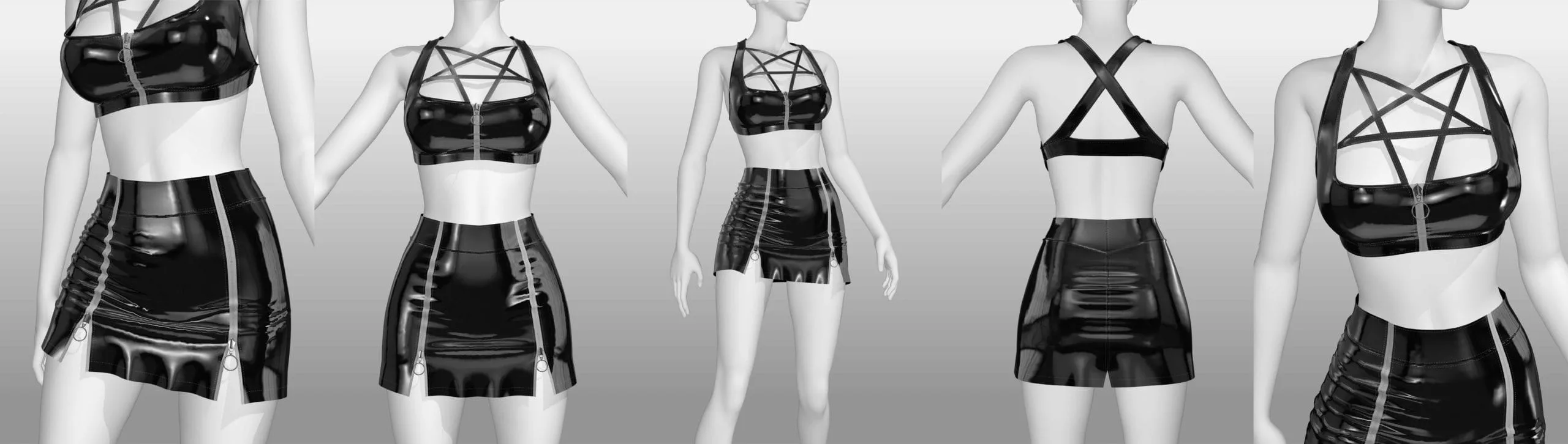 New Goth Outfit Vol.02 - Vinyl Collection