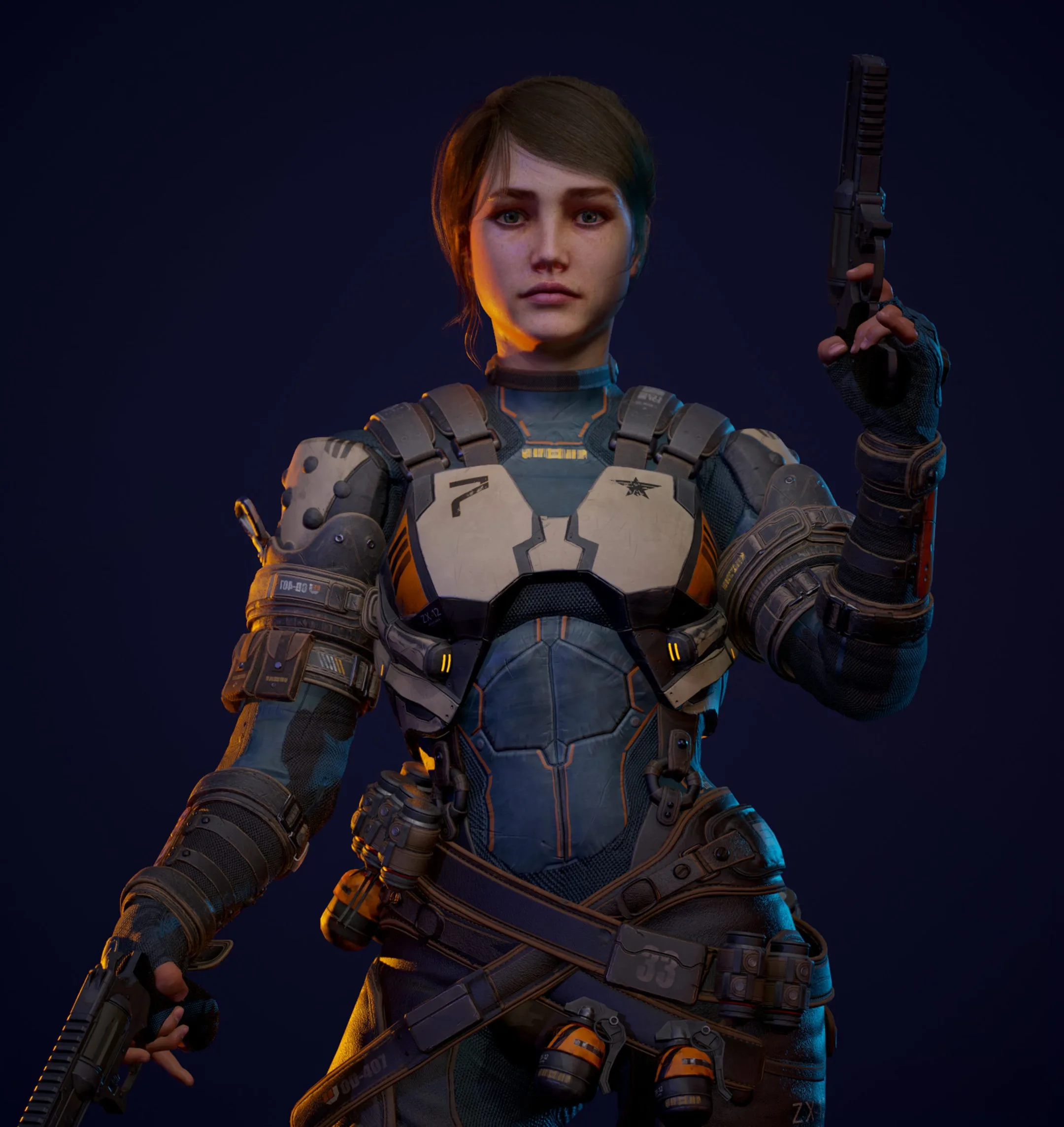 Real-Time Female Mercenary