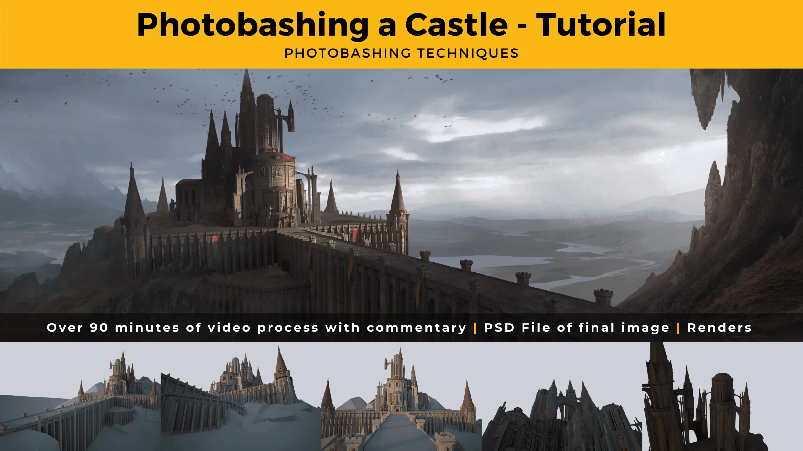 Castle Concept - Photobashing Techniques