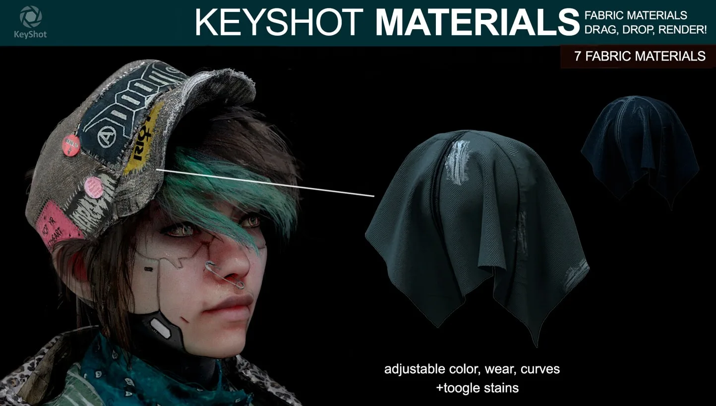 Fabric Materials for Keyshot