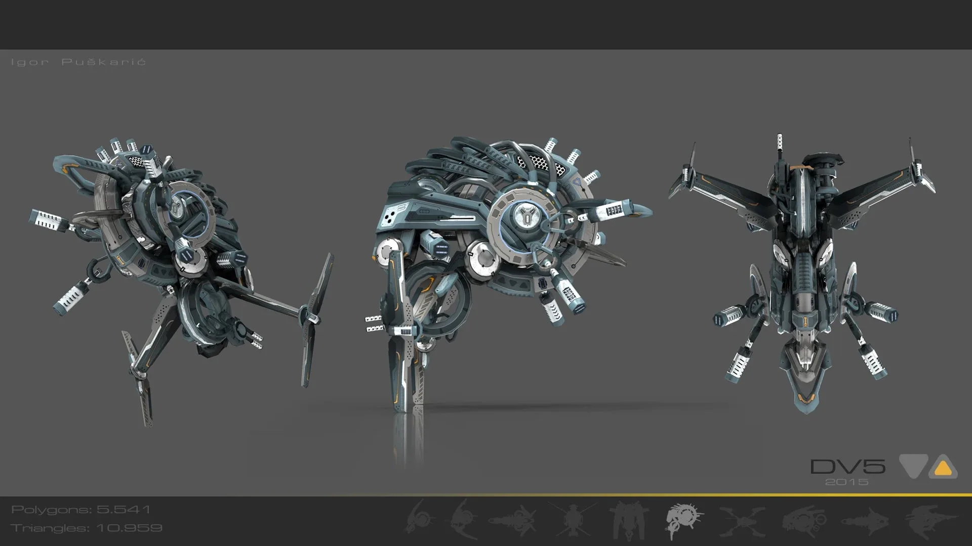 10 Drones Pack - Cybertech Skin