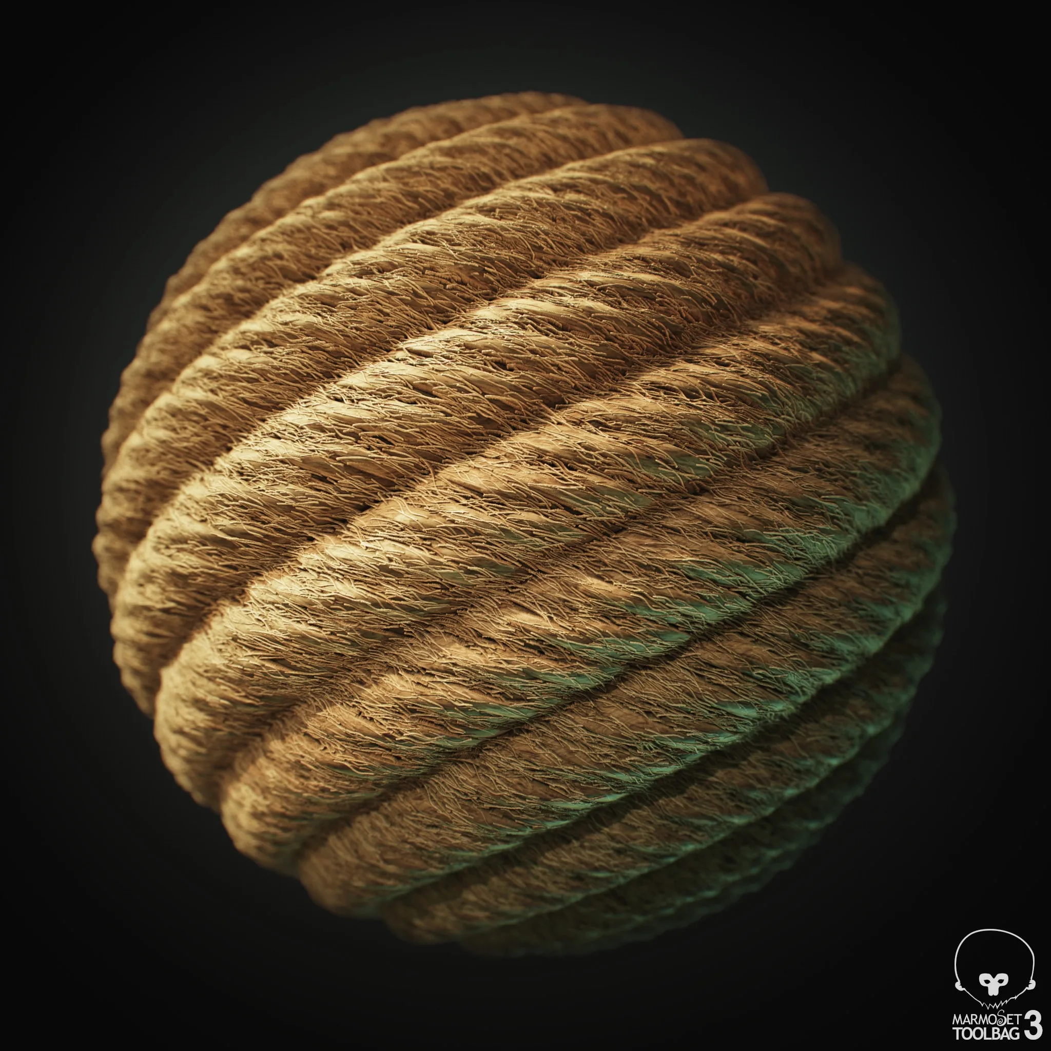 Rope Tileable PBR Material