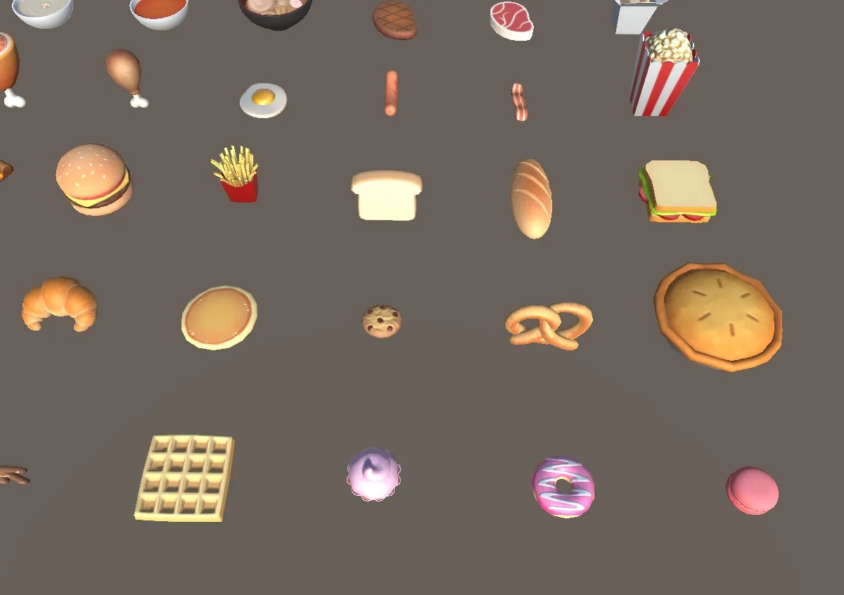 Low Poly Food Pack Vol. 1