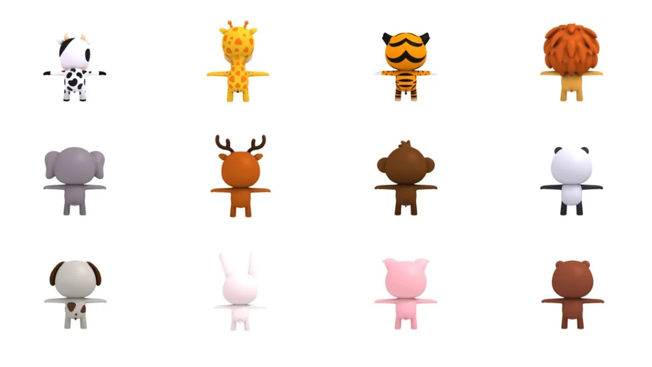 Cartoon Animal Character Pack