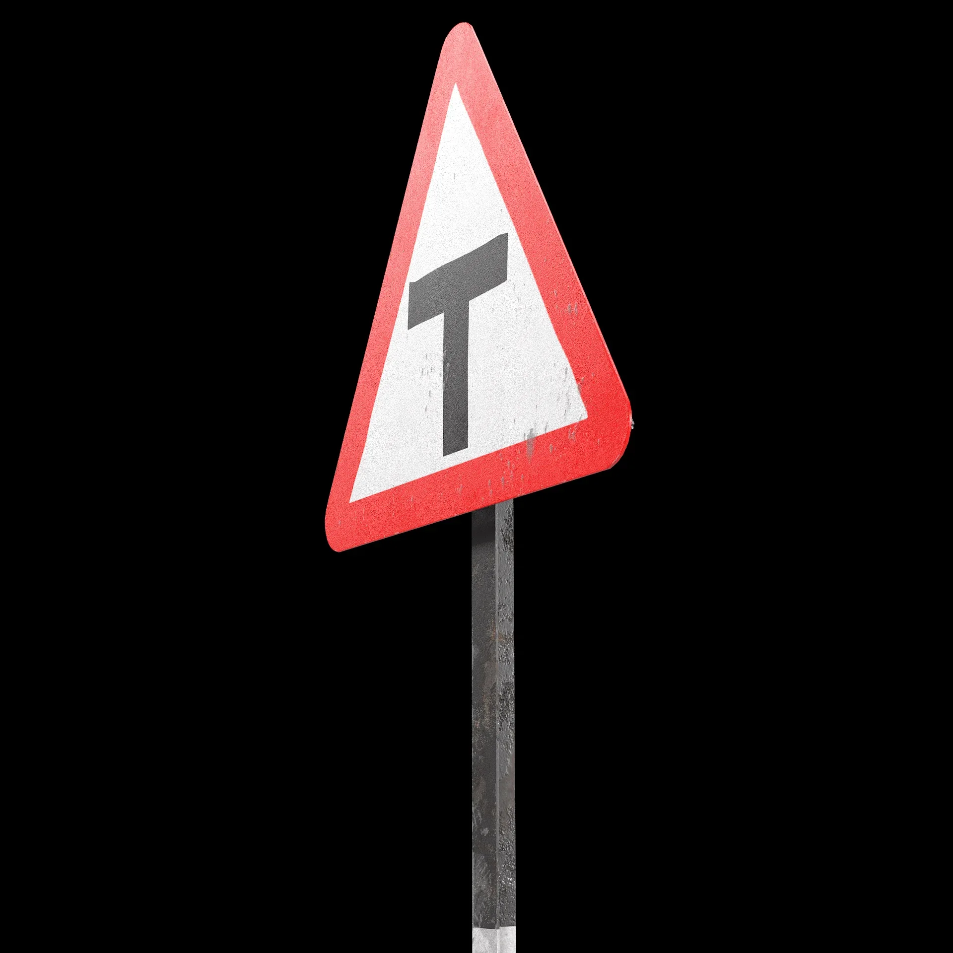 T Intersection Road Sign