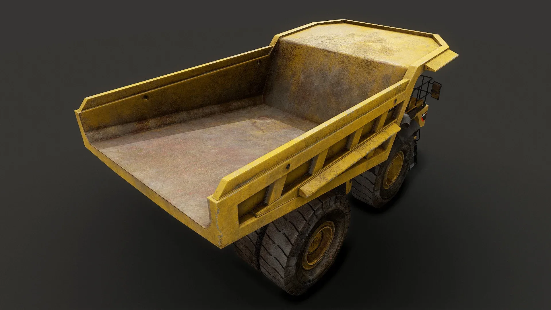 Caterpillar 785D Mining Dump Truck - Low Poly
