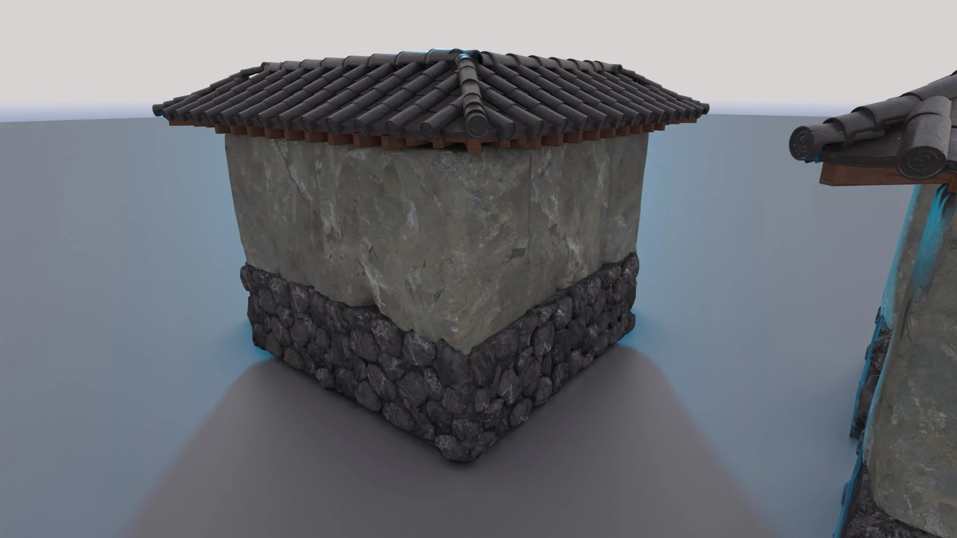 Japanese Walls & Rooftiles 3D Kit & Tutorial