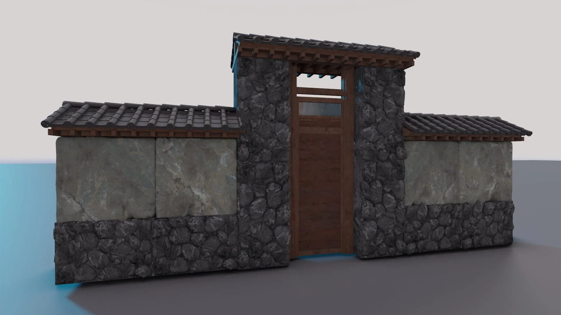 Japanese Walls & Rooftiles 3D Kit & Tutorial