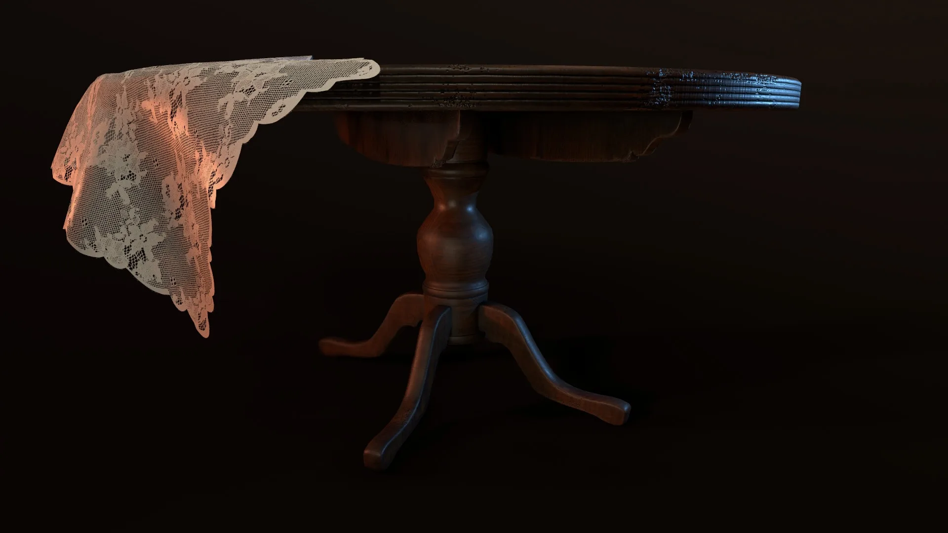 Old Table - PBR Model