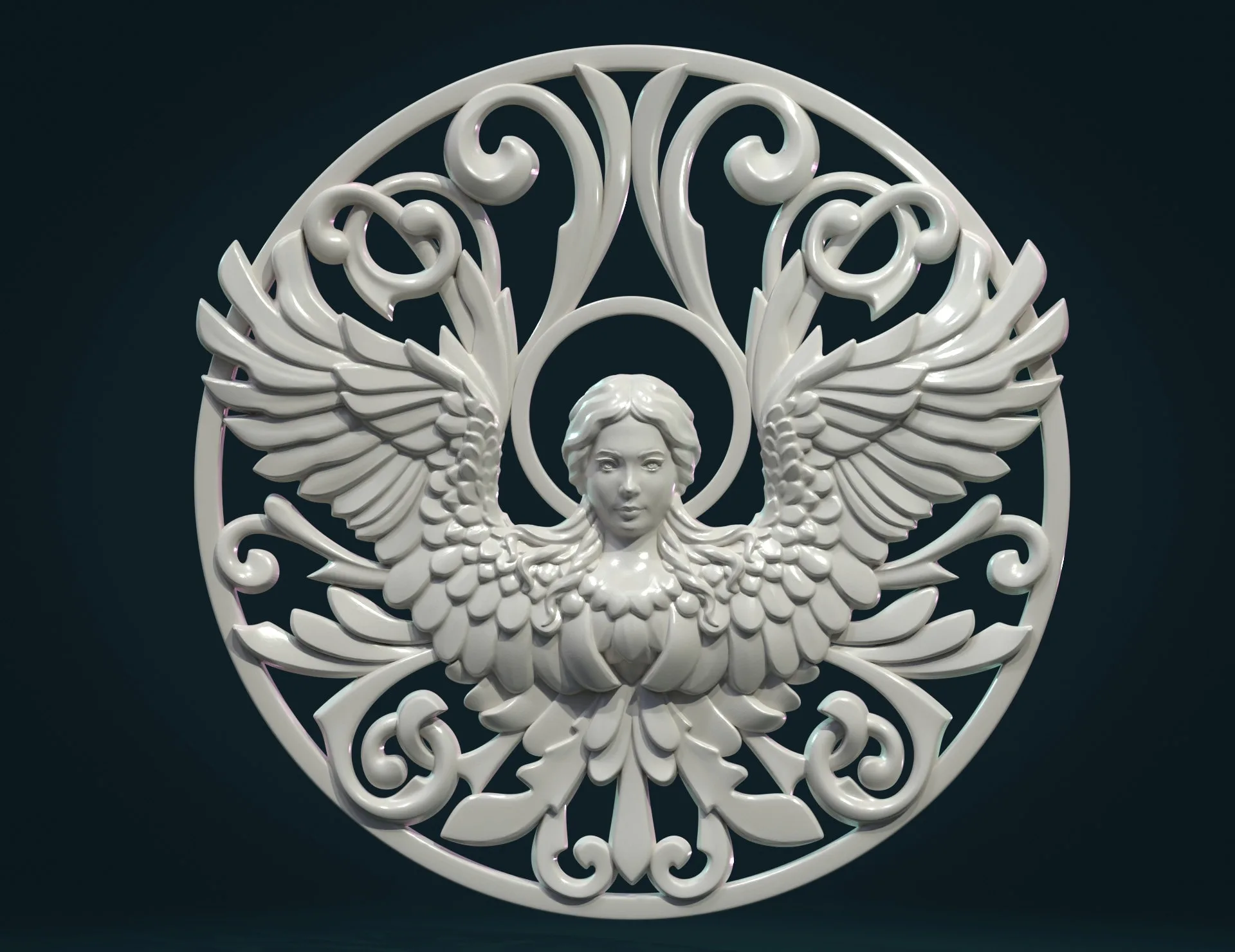 Angel Relief II - 3D Model