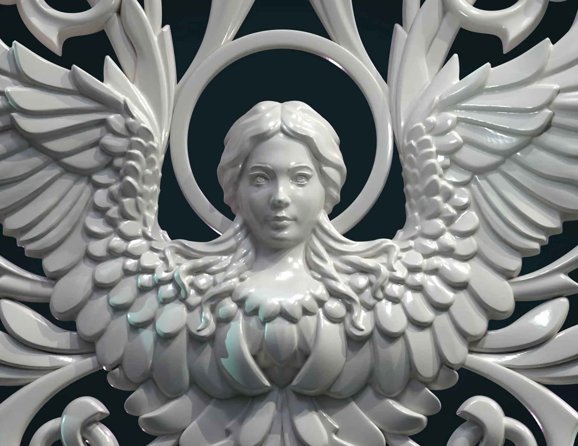 Angel Relief II - 3D Model