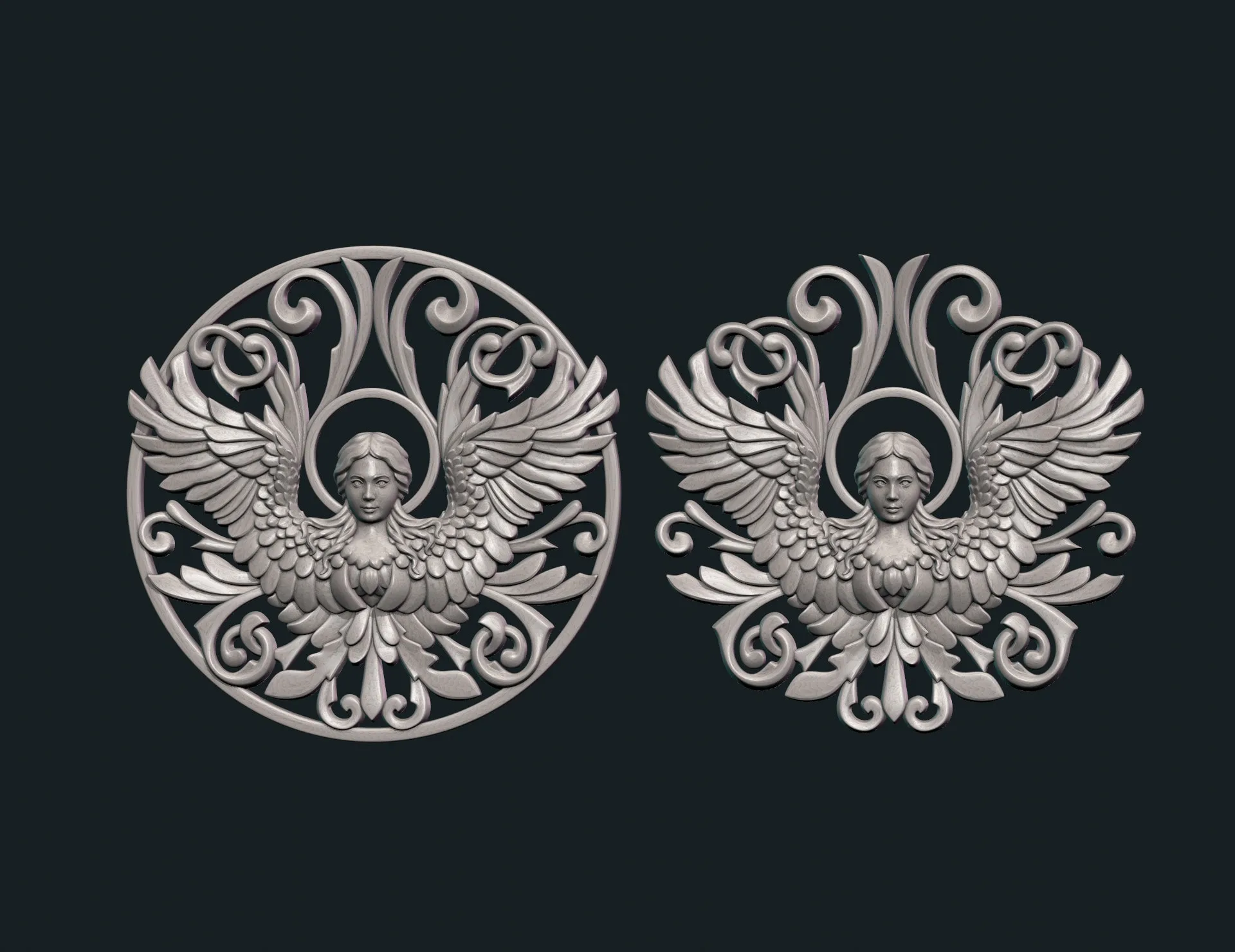 Angel Relief II - 3D Model