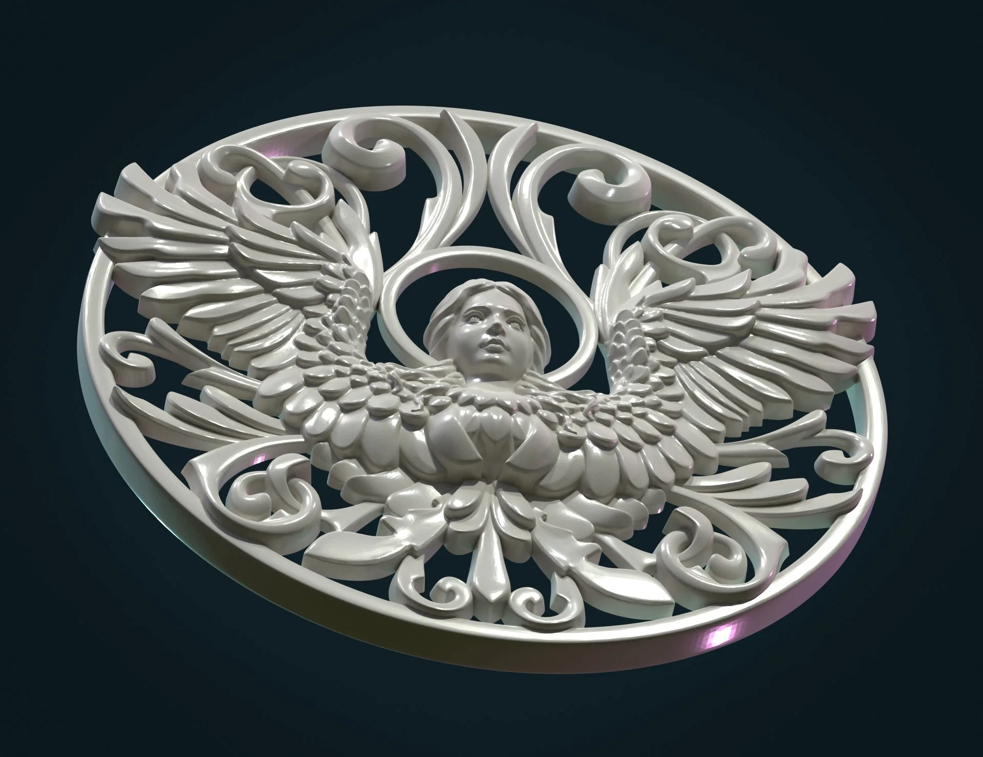 Angel Relief II - 3D Model